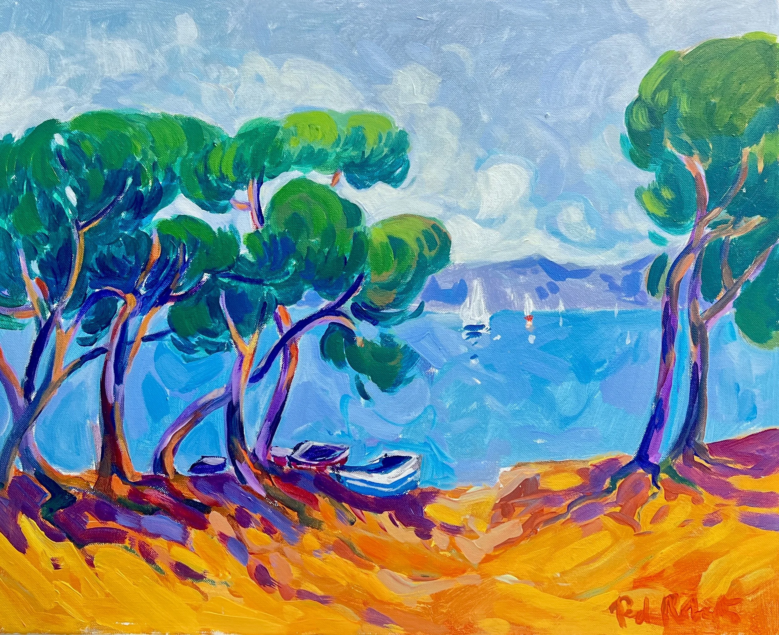 Mediterranean Pines. Not dated. 50cm x 60cm £400 Ref: 1368