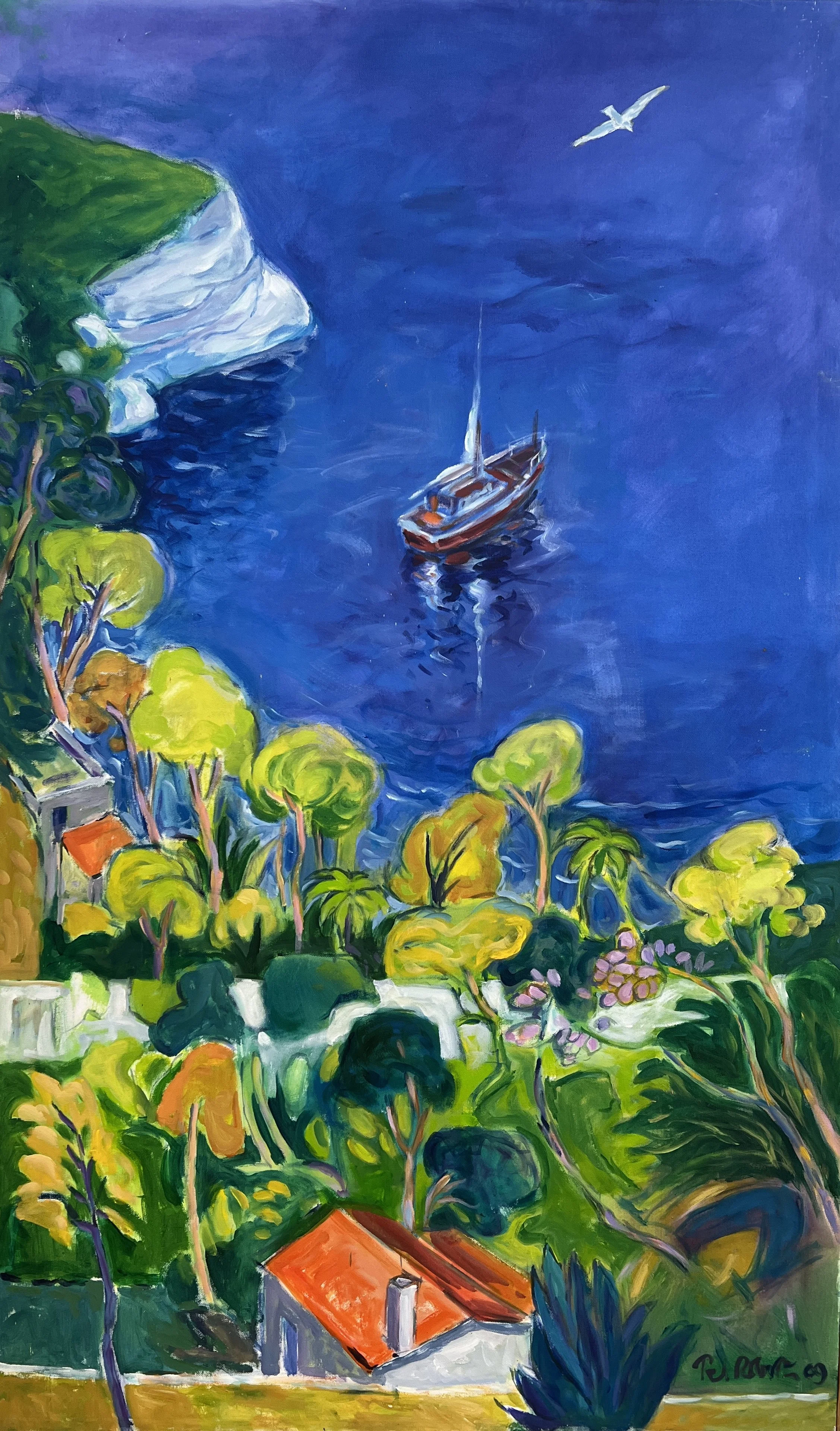 Blue Waters. 2009. Acrylic on canvas. 154cm x 93cm Ref: 1281