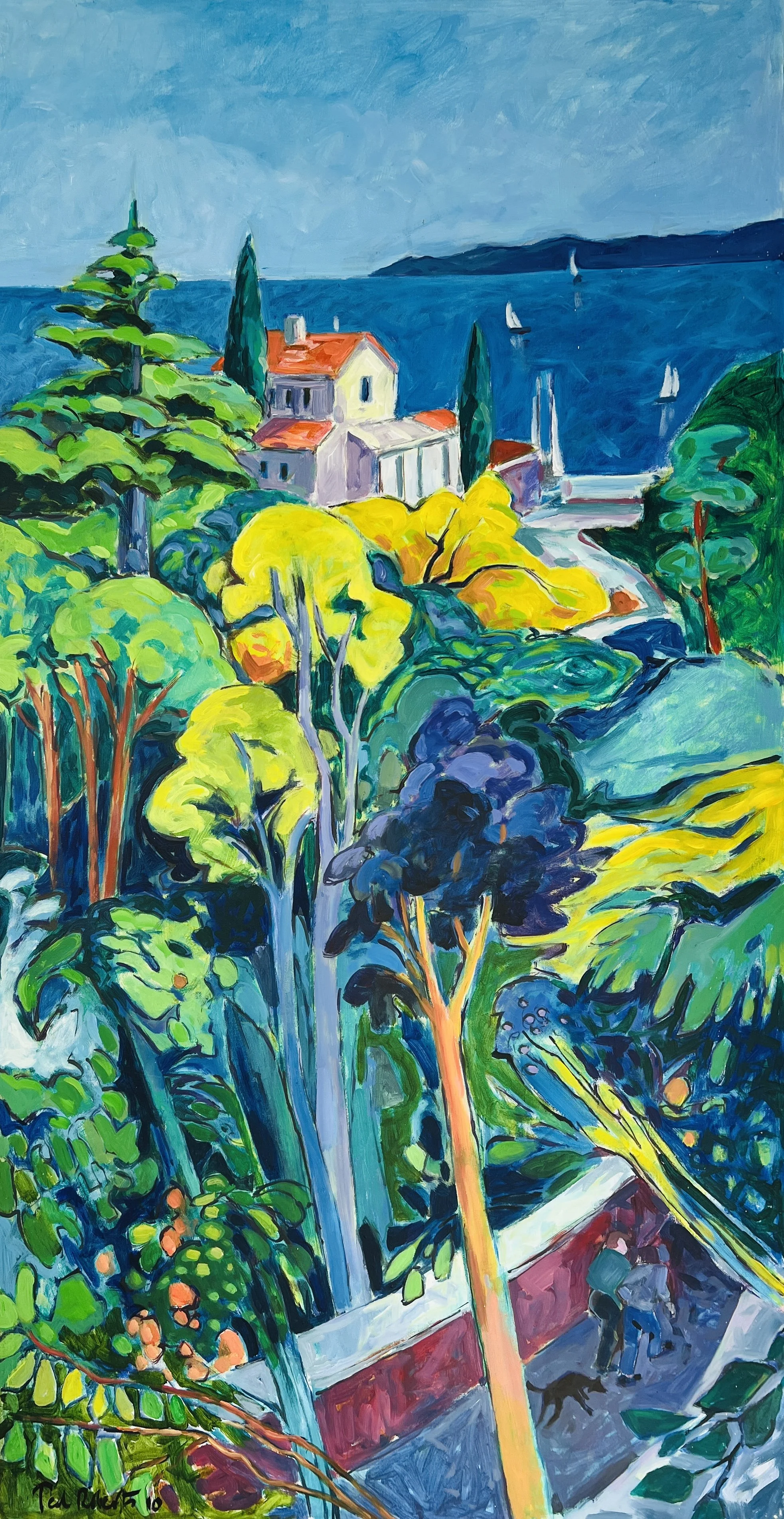 House by the Sea. 2010. Acrylic on canvas. 115cm x 80cm Ref: 1382