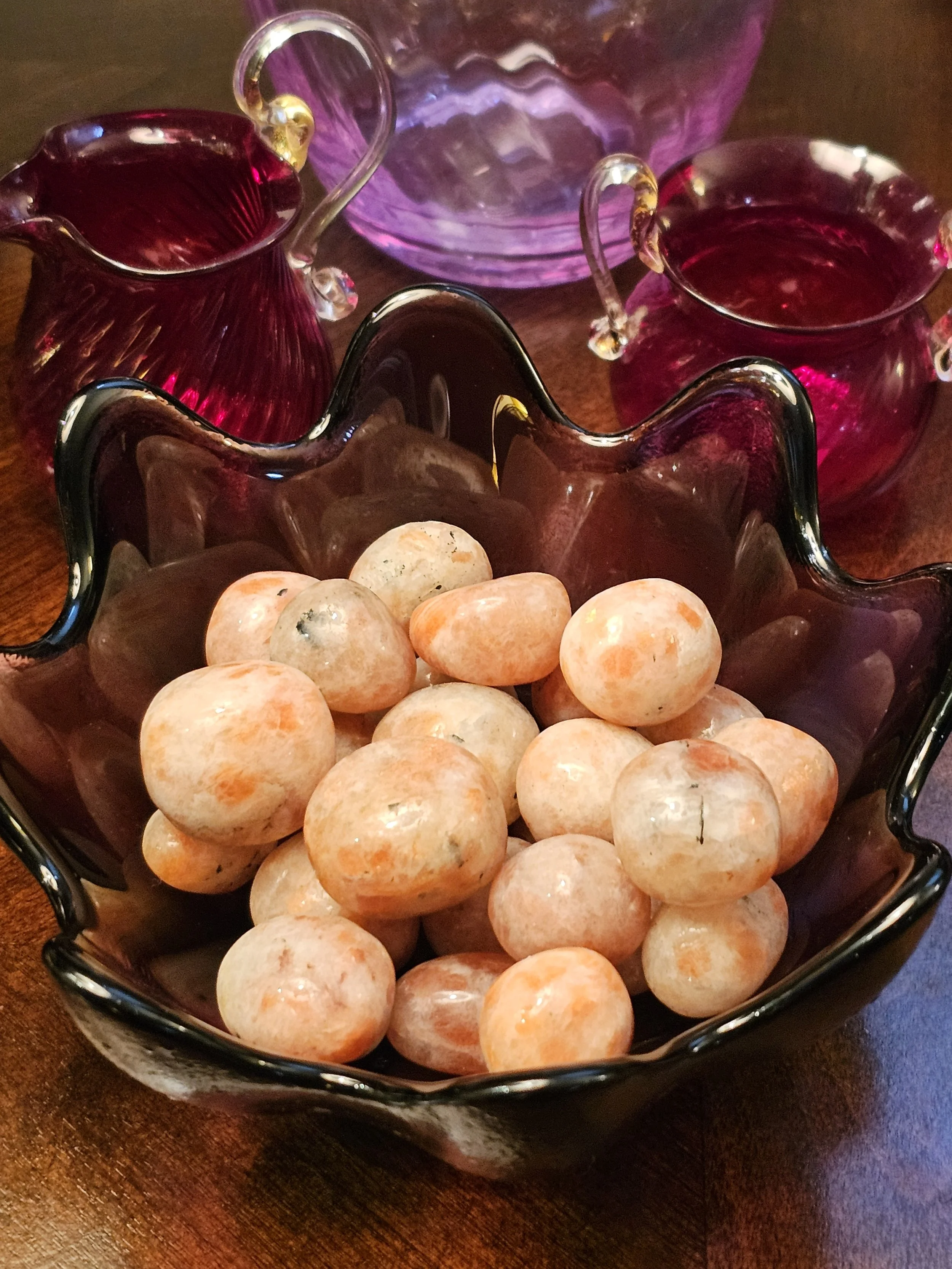 Sunstone Tumbled Stone Tumbled Sunstone Crystal Sunstone Crystal for Positivity Tumbled Sunstone for Energy Work Natural Sunstone Tumbled