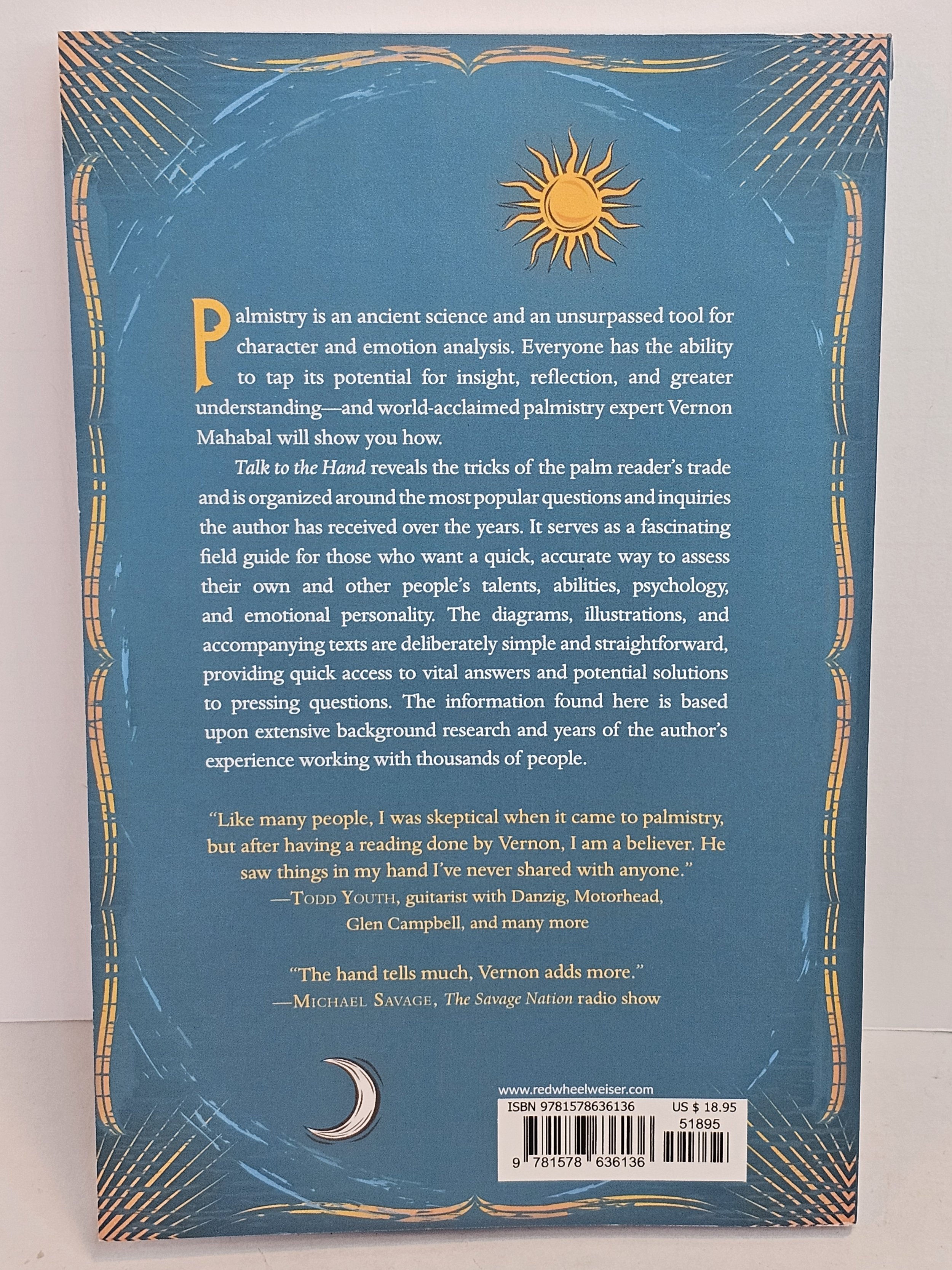 Talk To The Hand book practical palmistry guide palm reading for beginners hand analysis book