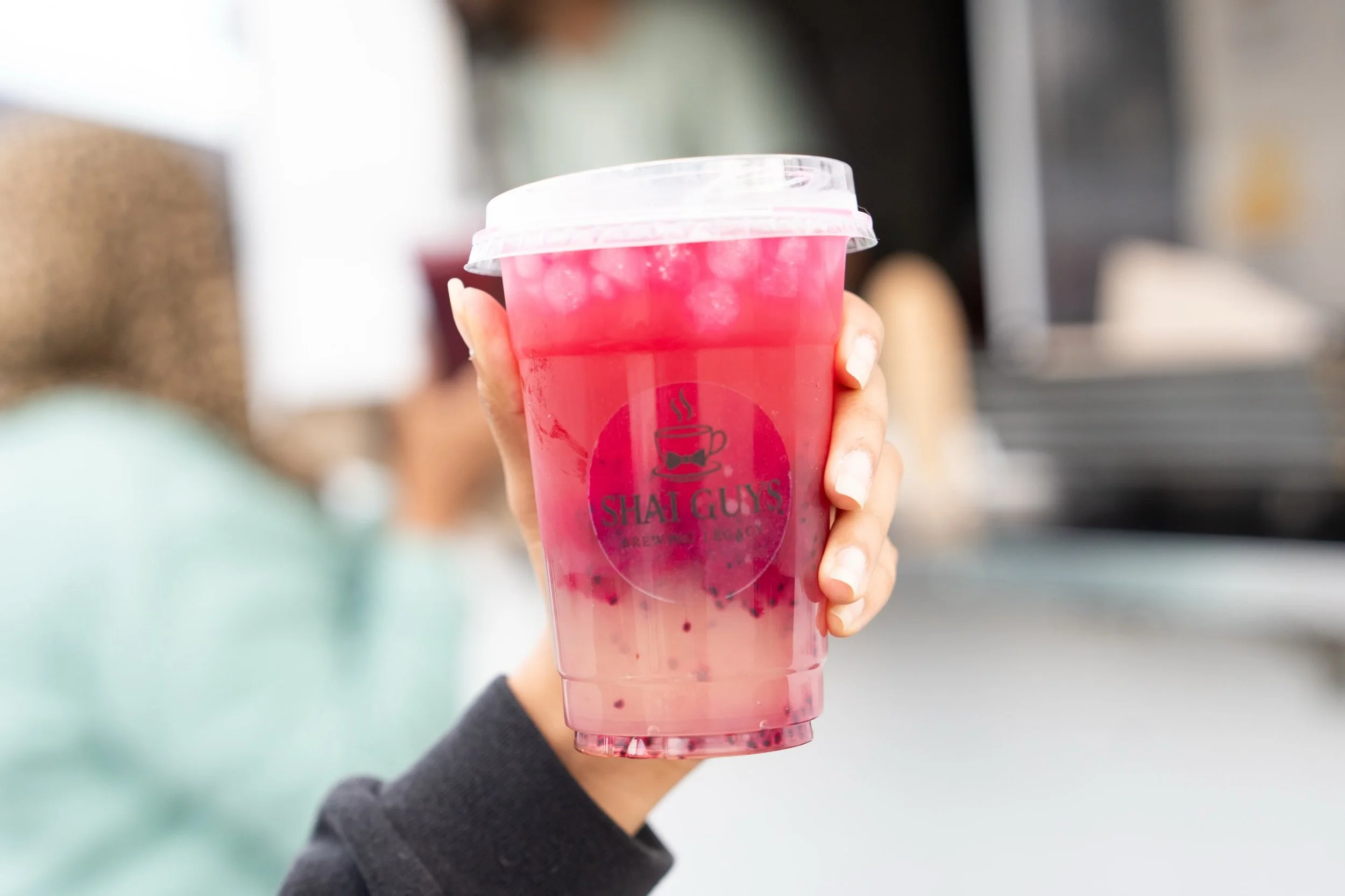 @shaiguysco - shoutout to the Shai Guys. The only thing more refreshing than their flavorful refreshers is the service that came with it. Unlike most grab and go style food trucks the crowds always formed around the Shai Guys Legacy Brewing. Smiles a