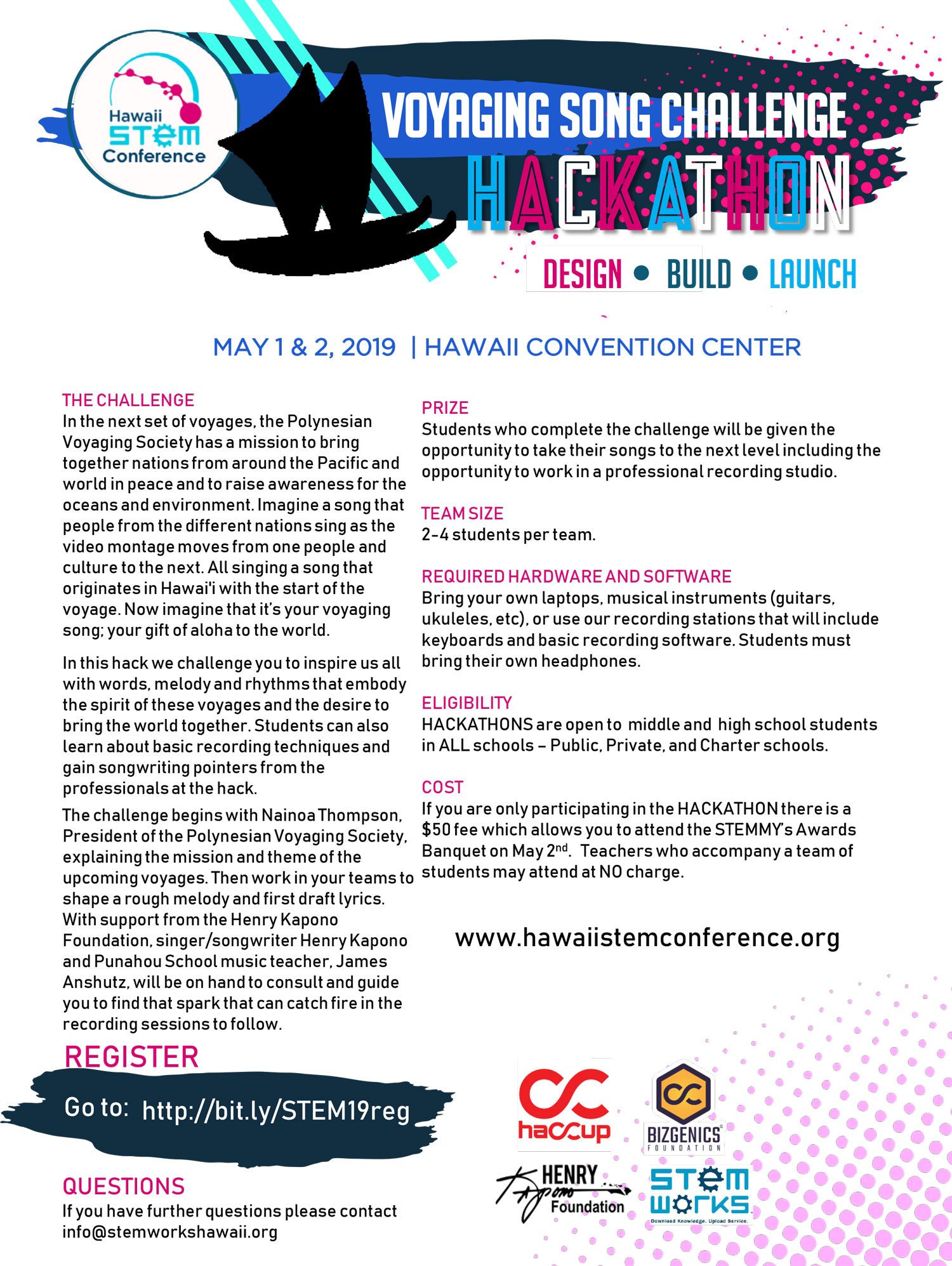 The Henry Kapono Foundation proudly supports the Hawaii STEM Conference
