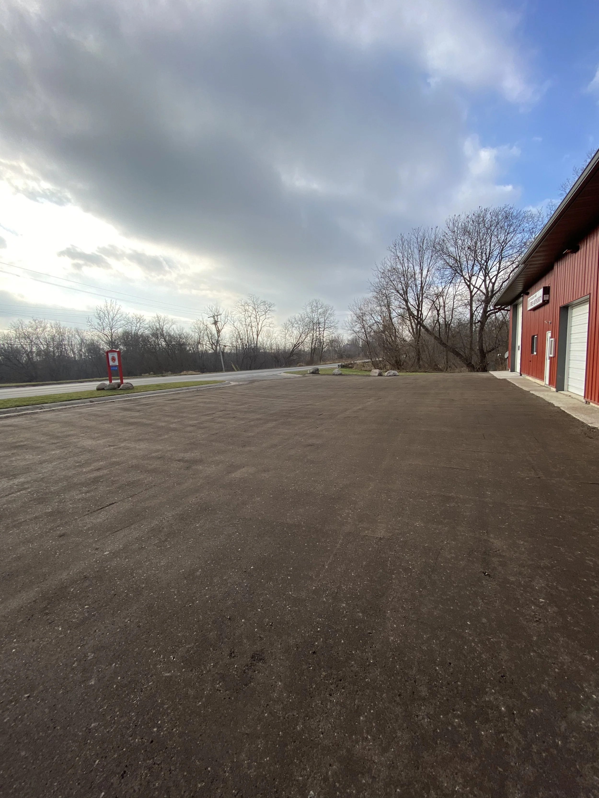 Dexter, MI - Asphalt driveway. 