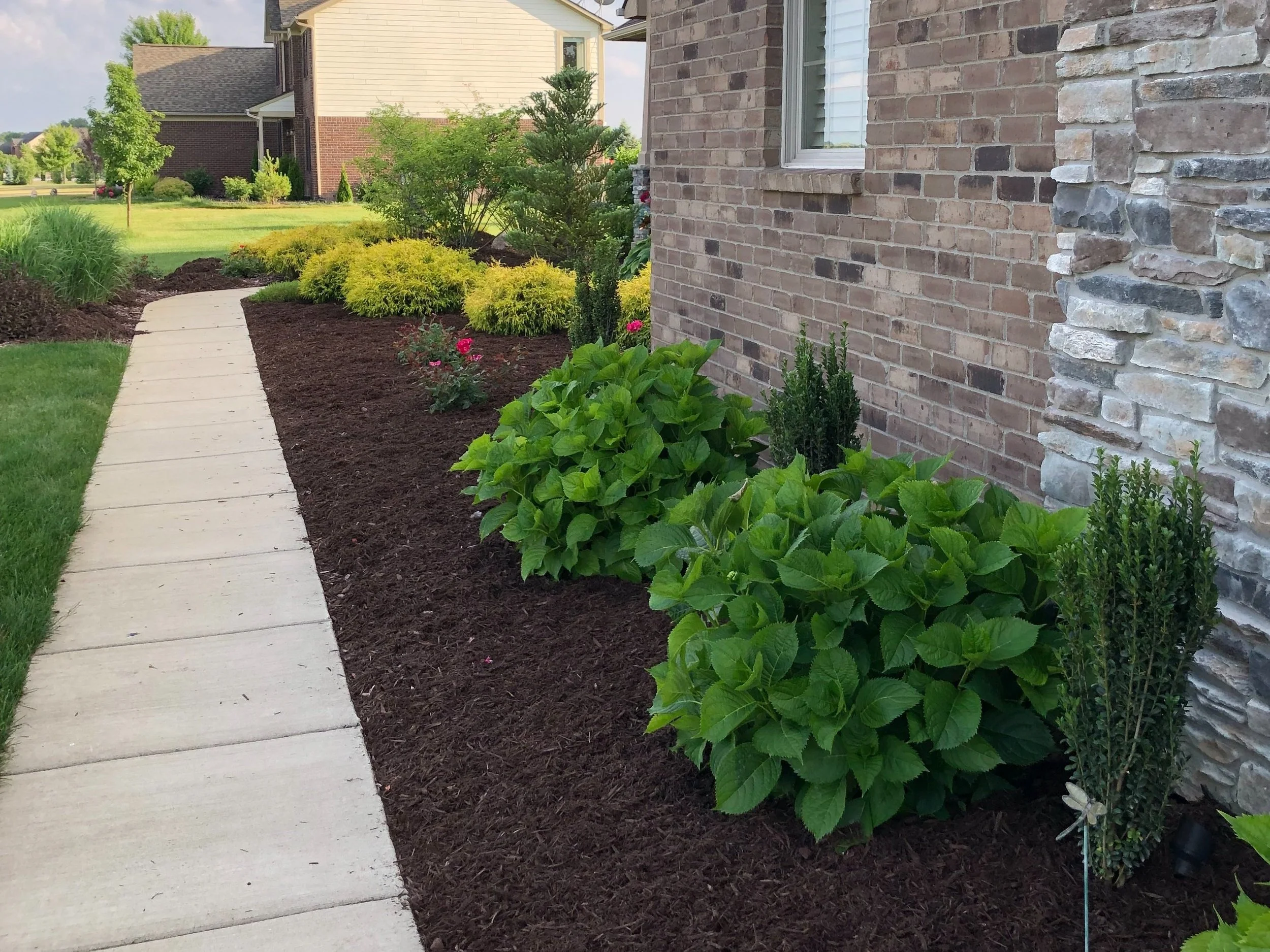 Mulching in Ann Arbor Michigan