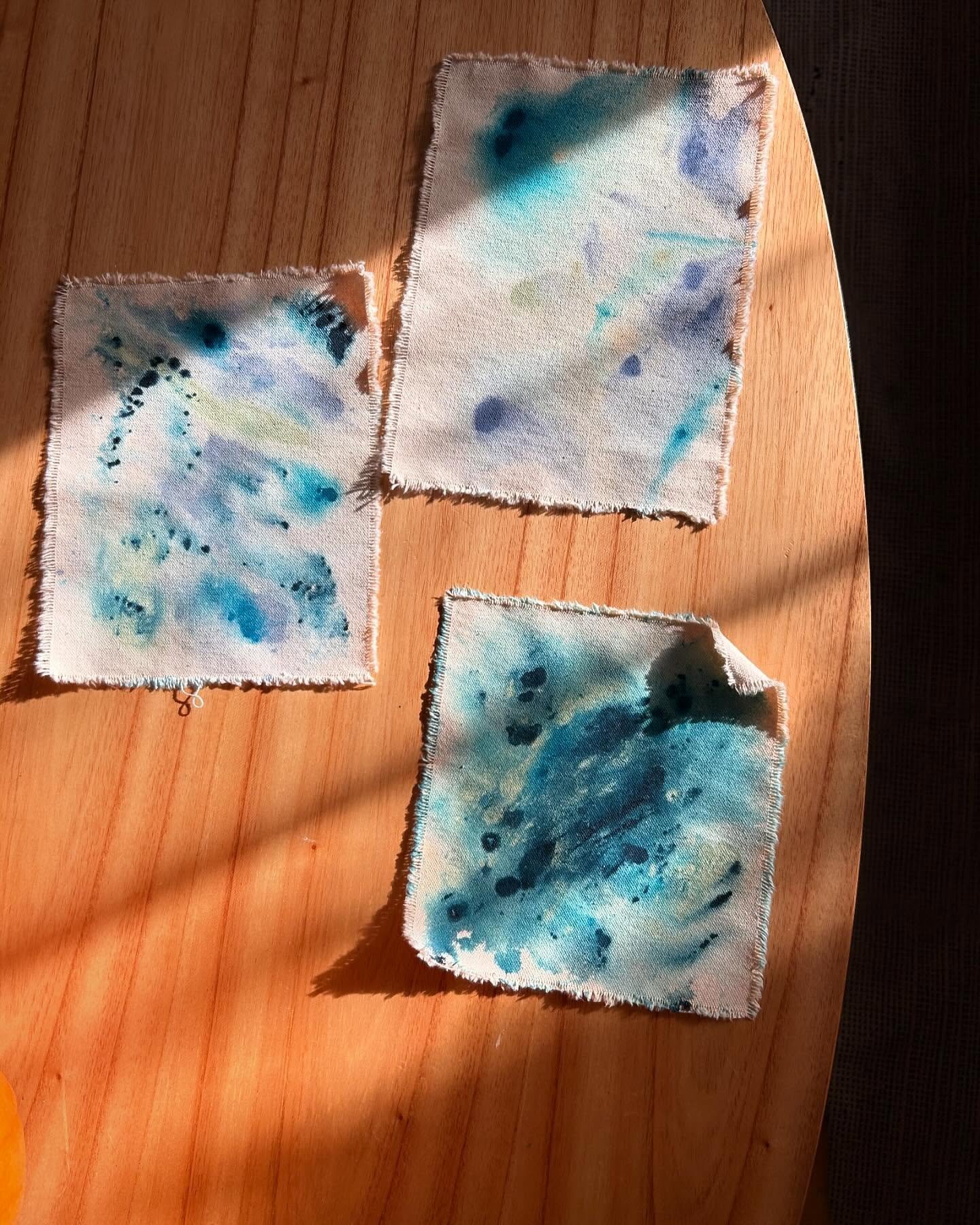 These minis are some of my favorite things to create. I get to play with new color combinations and am always pleasantly surprised at what happens. 

Minis are always available to buy and come framed and signed for $65