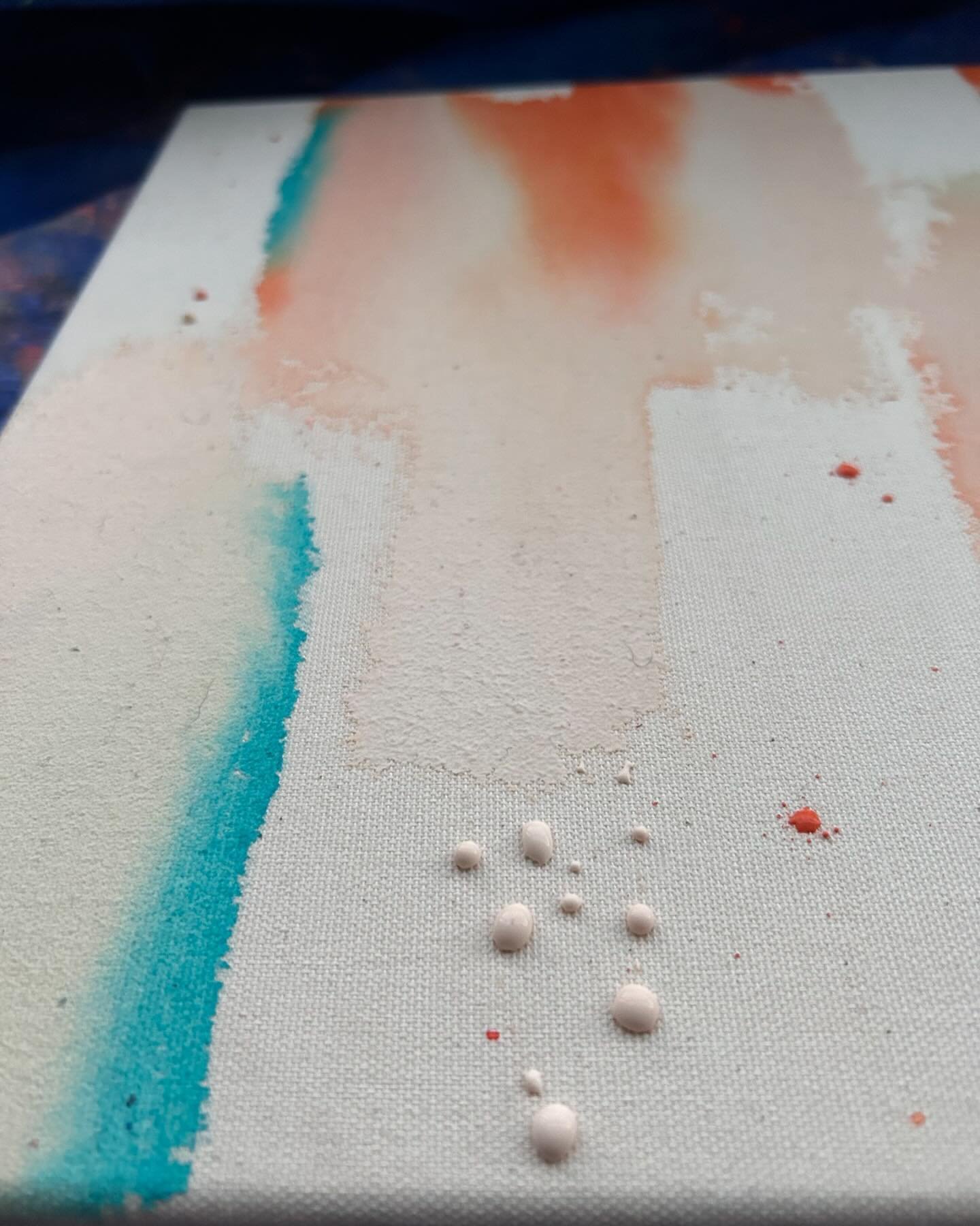 I don&rsquo;t know yet what her name will be but she is magic already 

#art #painting #abstractart #desert #summer