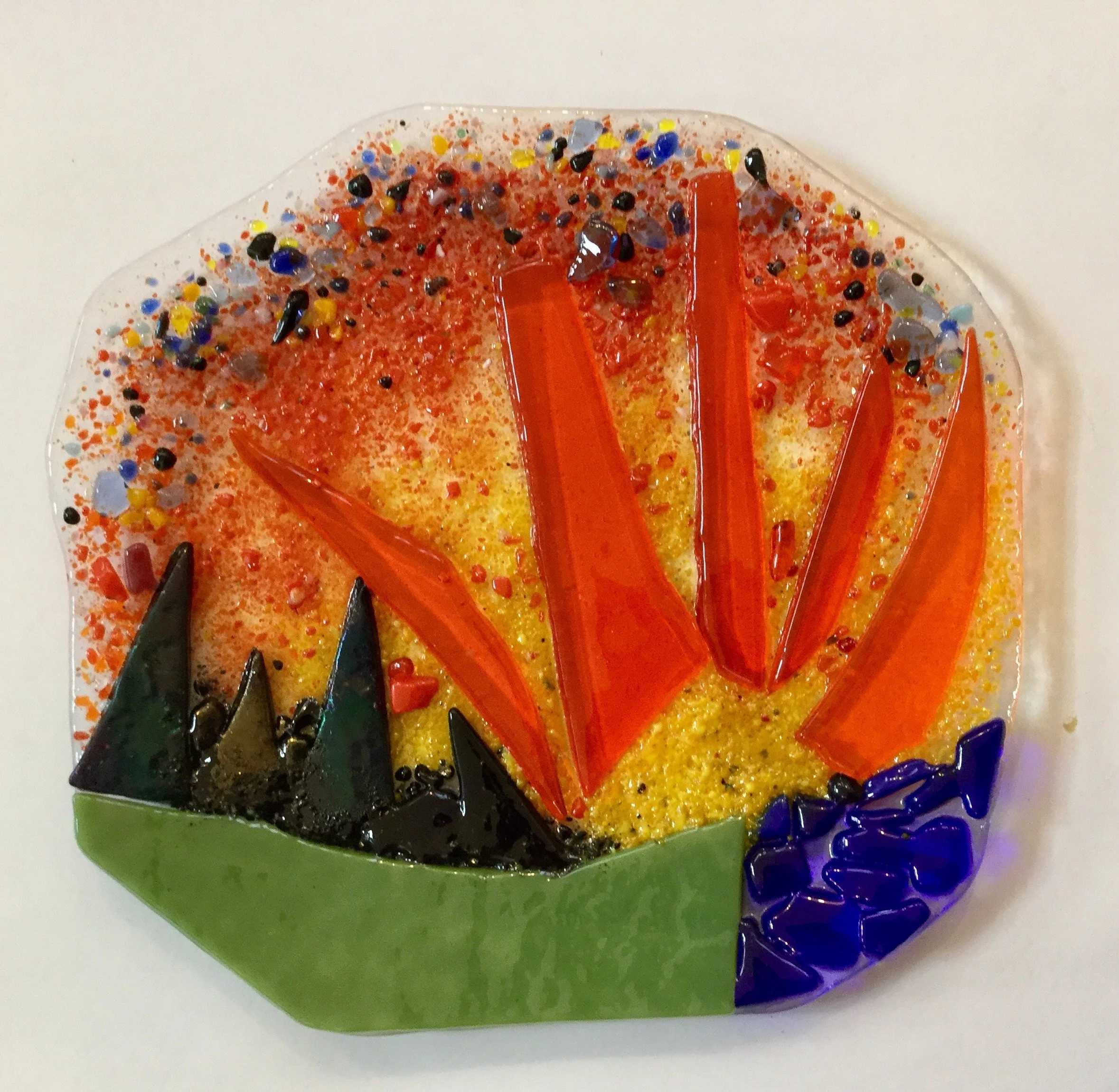 Chef glassware workshop participants plate Sept 17 workshop Carol Dashner piece.jpg