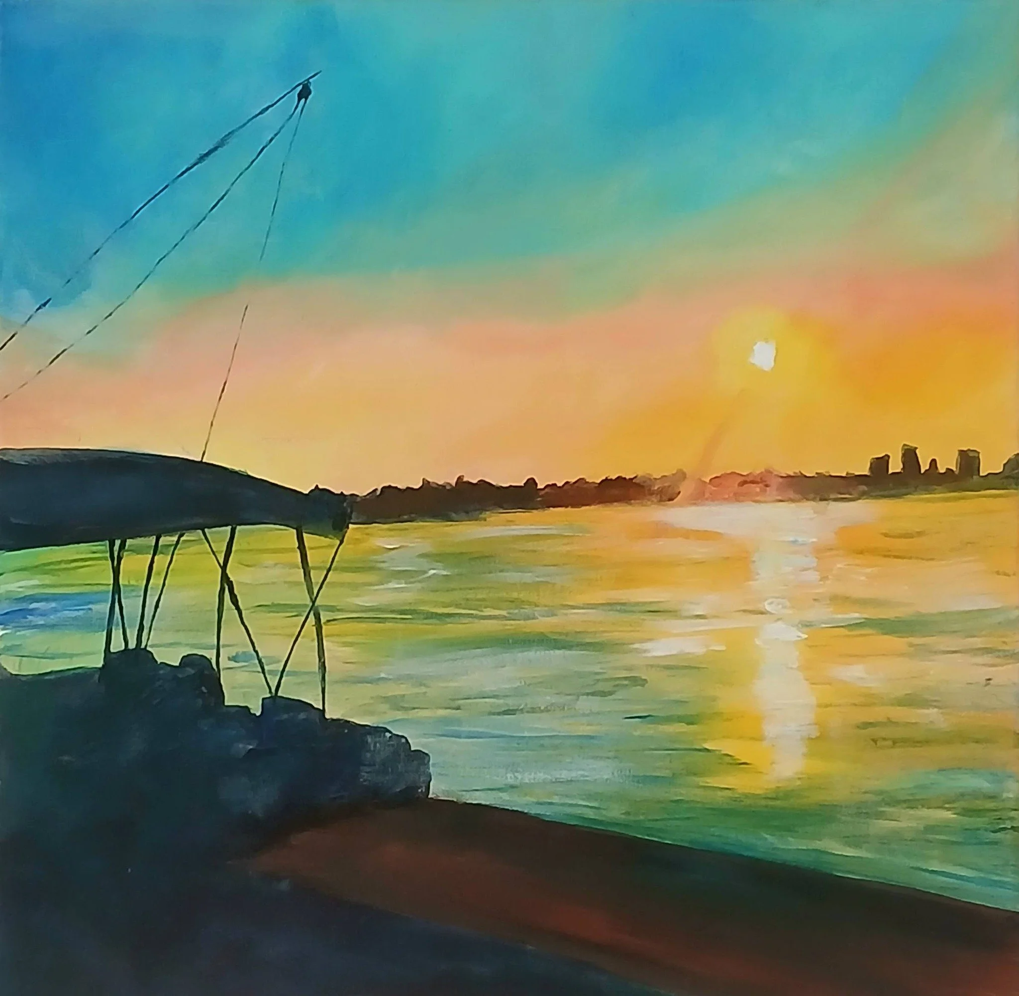 Echoes of Water, 18x18 $375