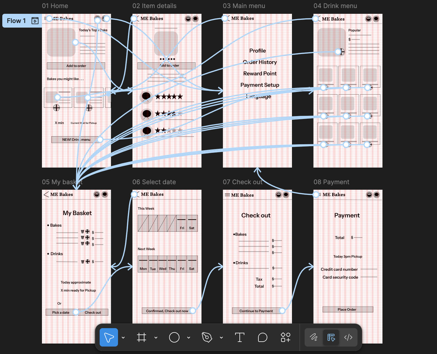 UX Designer - Wireframe & Low-Fi Prototype