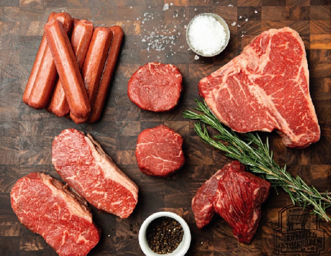 Calling all grill masters, backyard BBQ hosts and those who simply love meat the most&hellip;

The Summer Butcher Box from @mercantileandmash is back!

For just $150, your box includes:
* (2) 8oz CAB Bistro Filets
* (4) 8oz CAB Burger Patties
* (6) J