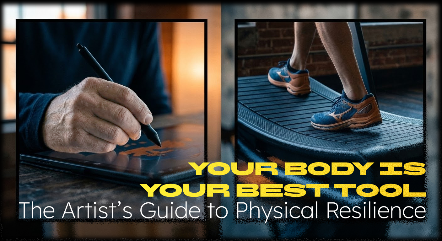 The Artist’s Guide to Resilience: Why Your Studio Practice Needs a Fitness Routine

