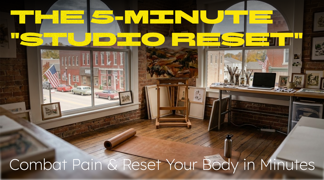 The 5-Minute "Studio Reset": A Low-Impact Routine for Creatives


