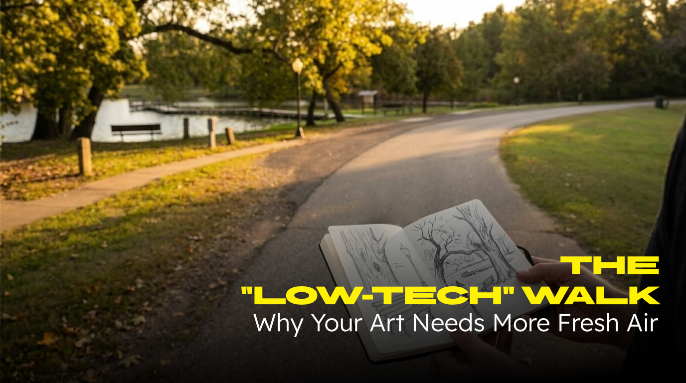 Capturing the Unseen: Why Every Artist Needs a "Low-Tech" Walk

