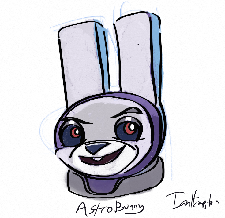 Star Hopper rendered first named Astro Bunny