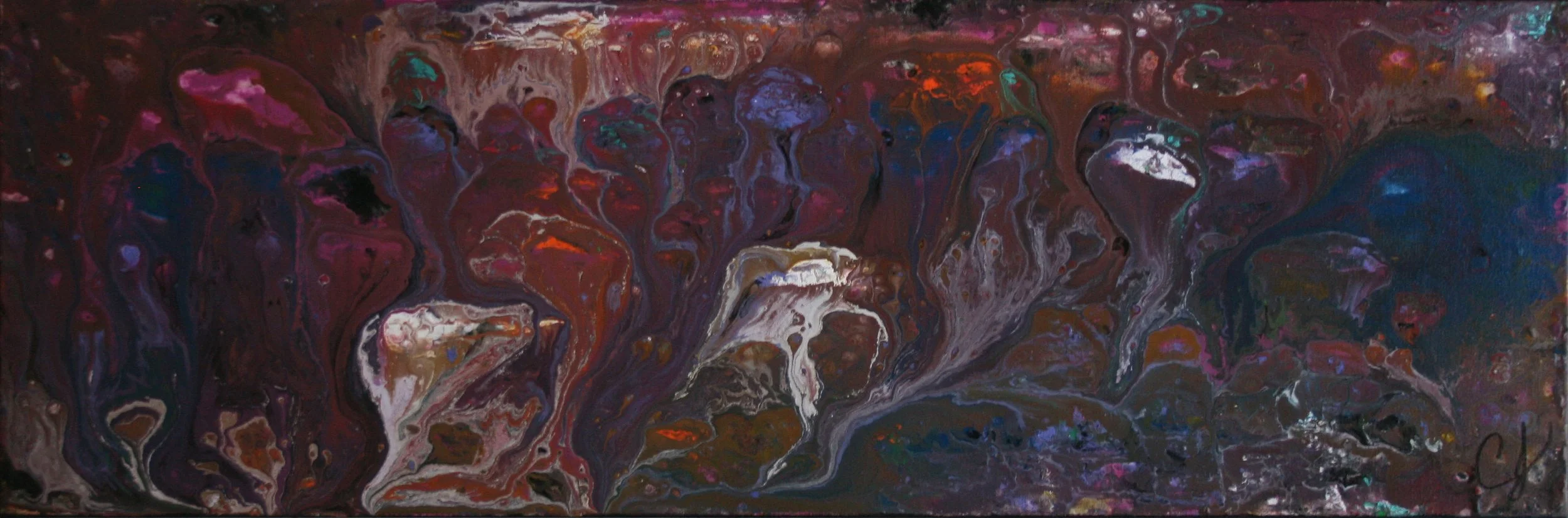 The Flight, 12x36", acrylic on canvas, $225