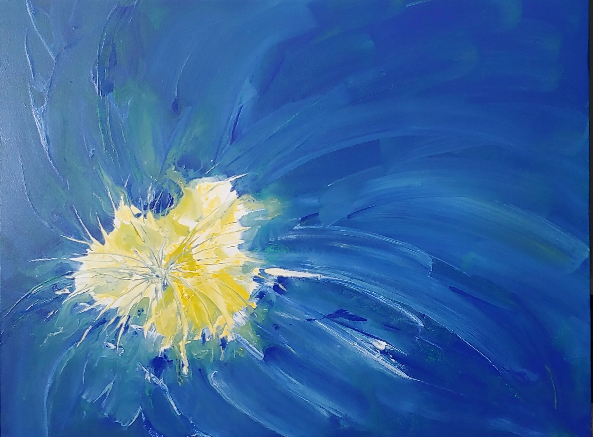Blue bell, 30x40", SOLD