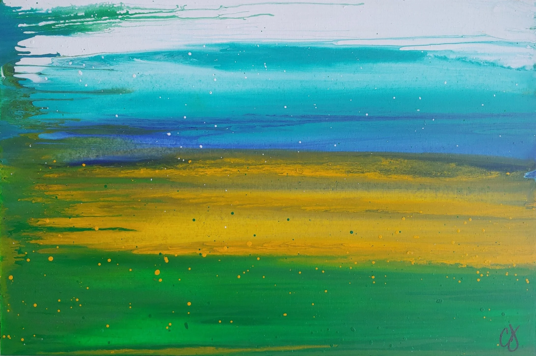 Saskatchewan highway, 16x24"