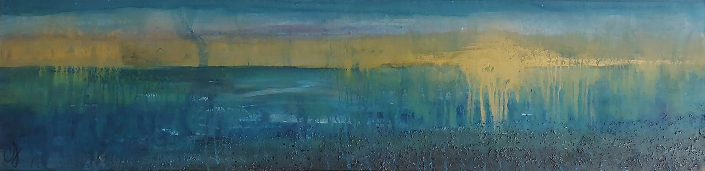 Hawaiian sunset, 12x48"