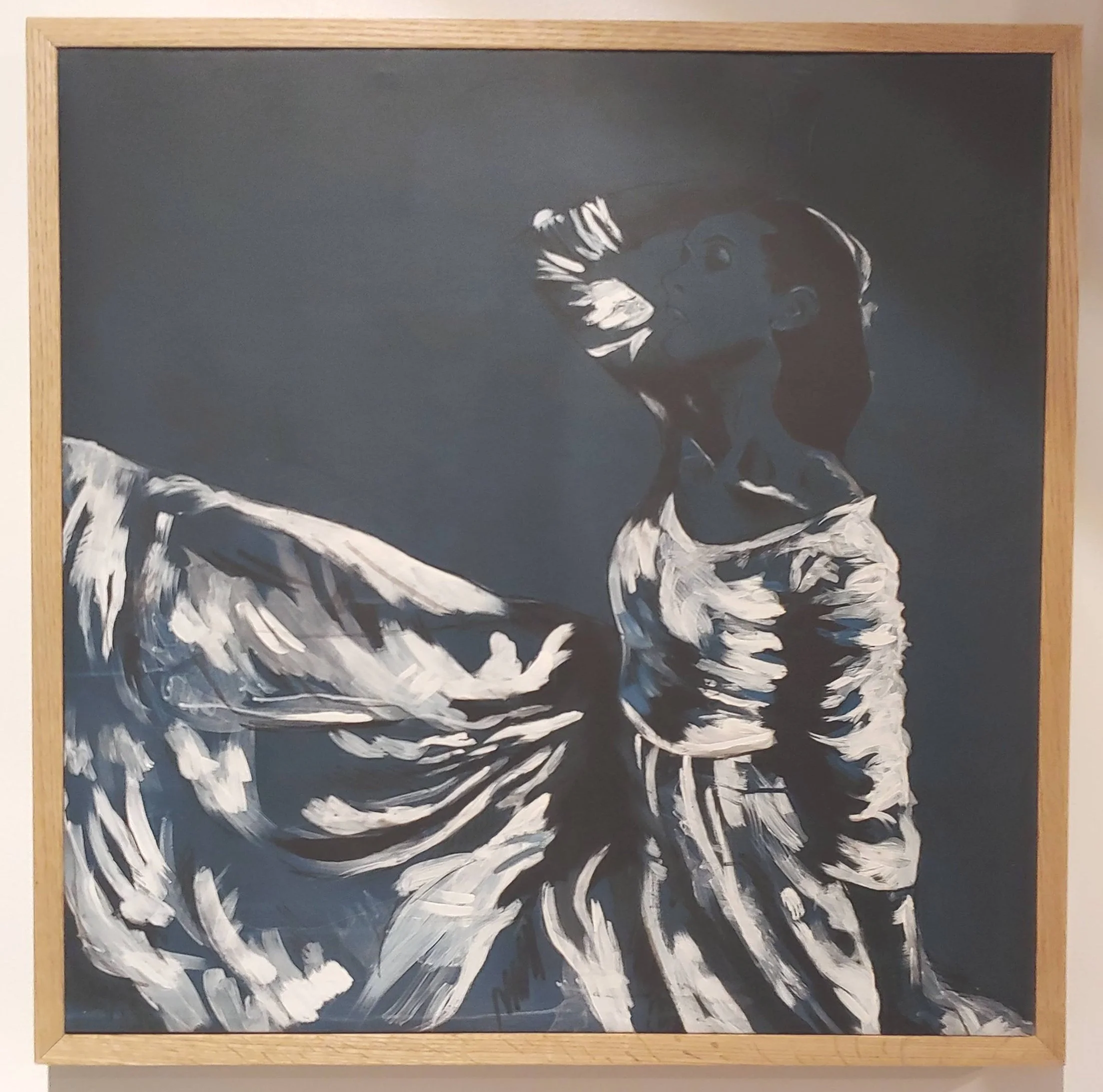 White oak with satin varnish