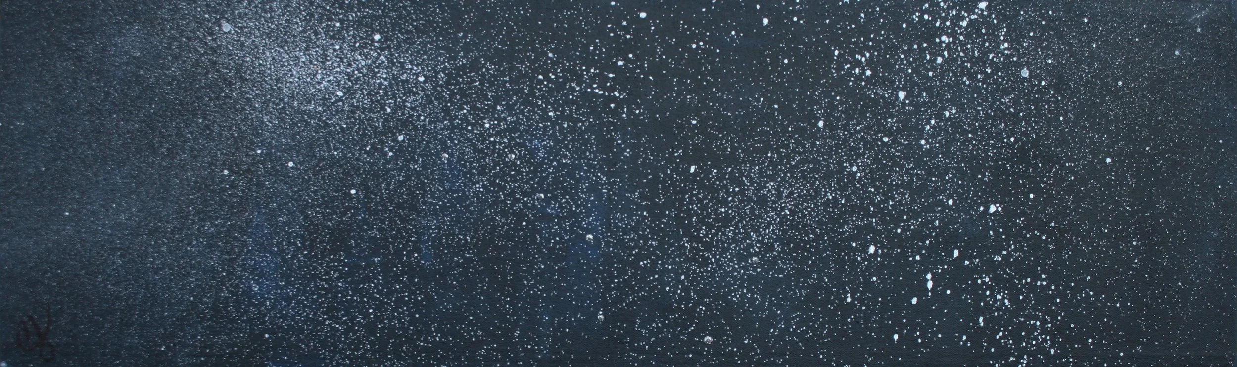 Midnight constellations, 10x34", SOLD