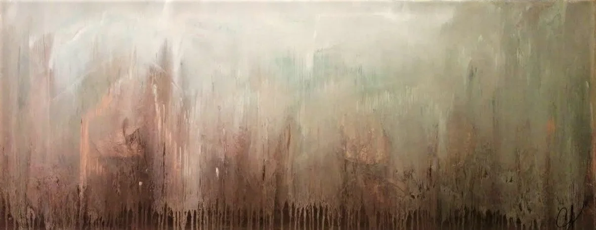 Over the mountains and the sea, 24x60", SOLD