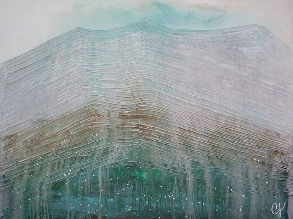 Cascade, 36x48", SOLD