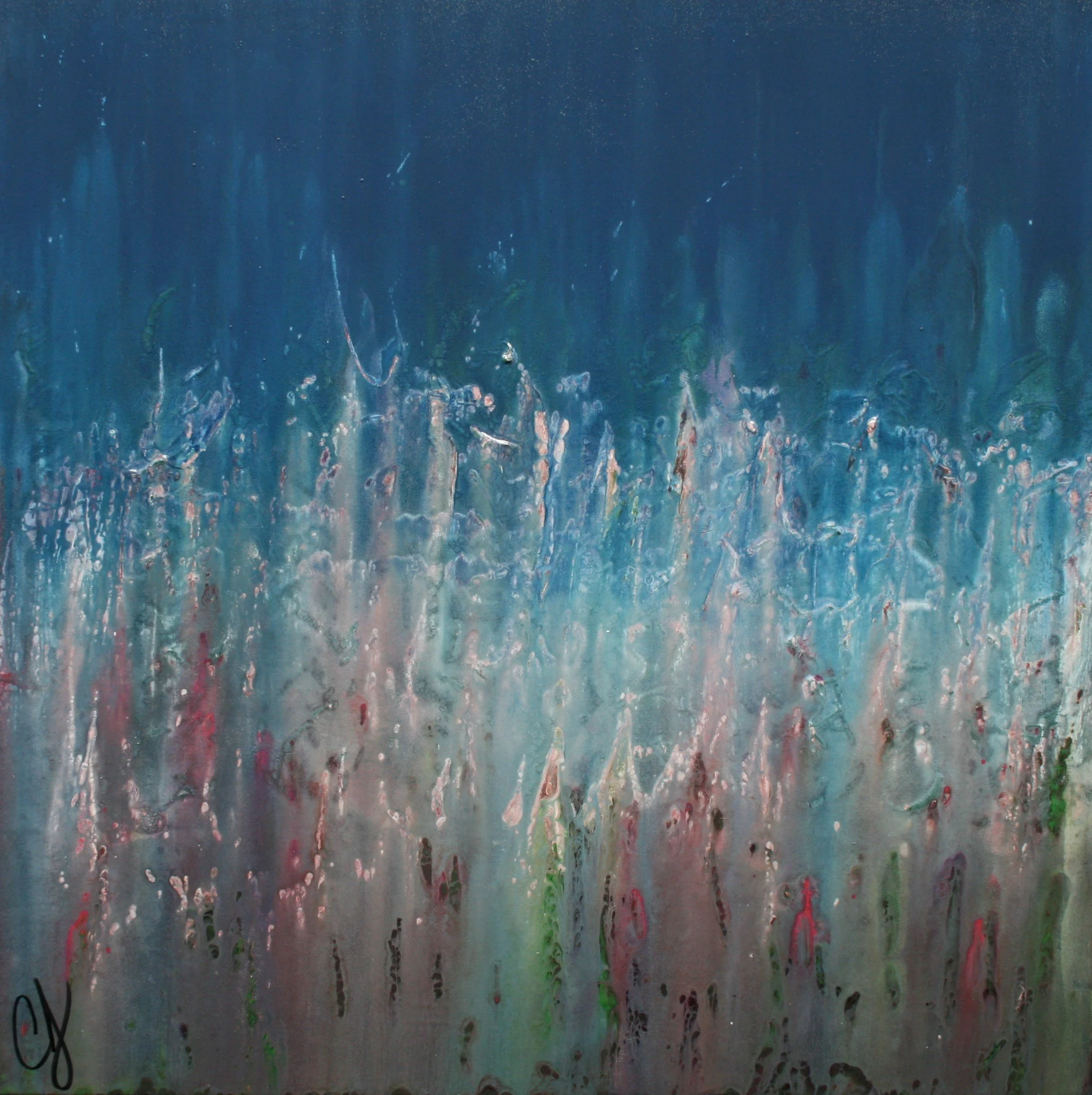 Leaden waters, 30x30", SOLD