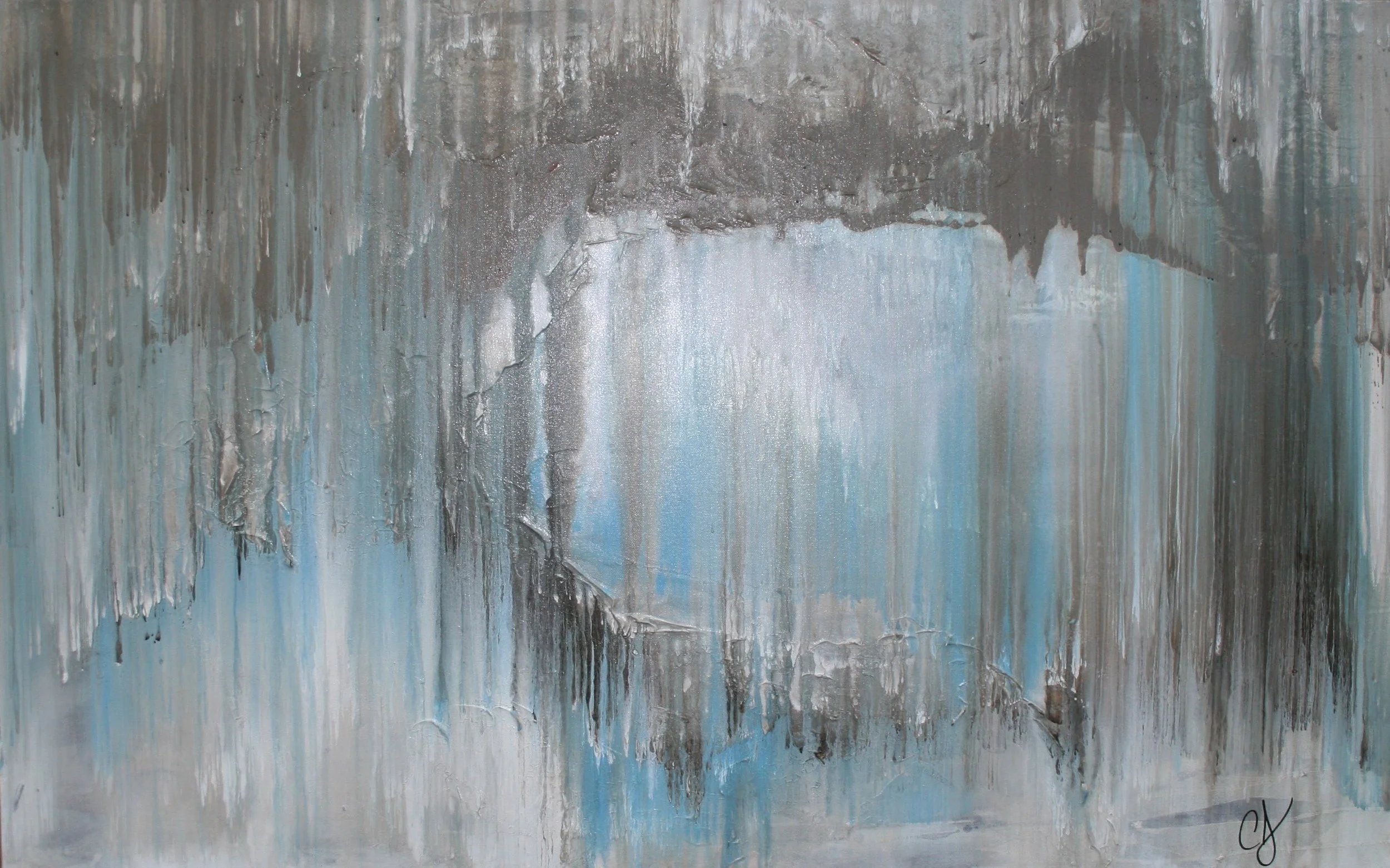 The sky is falling, 36x48", SOLD