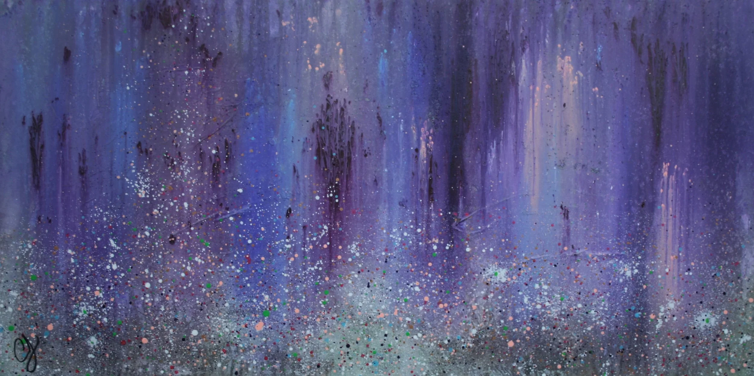 Nebulae, 24x48", SOLD