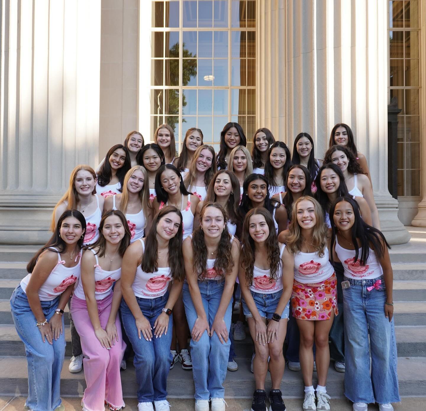 we are so excited to welcome home our pc &lsquo;24 today! we can&rsquo;t wait to watch what amazing things you will do over the next four years 💝 

#thetalove #mittheta