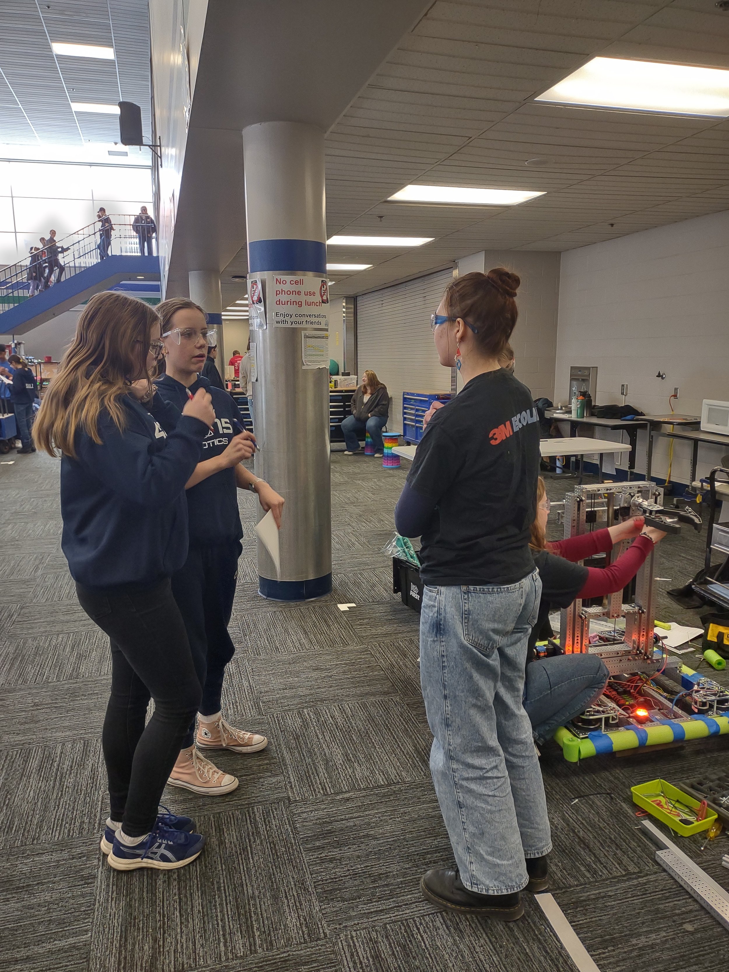 Our scouting team engaged other teams at the Eagan practice competition. 2/15/25
