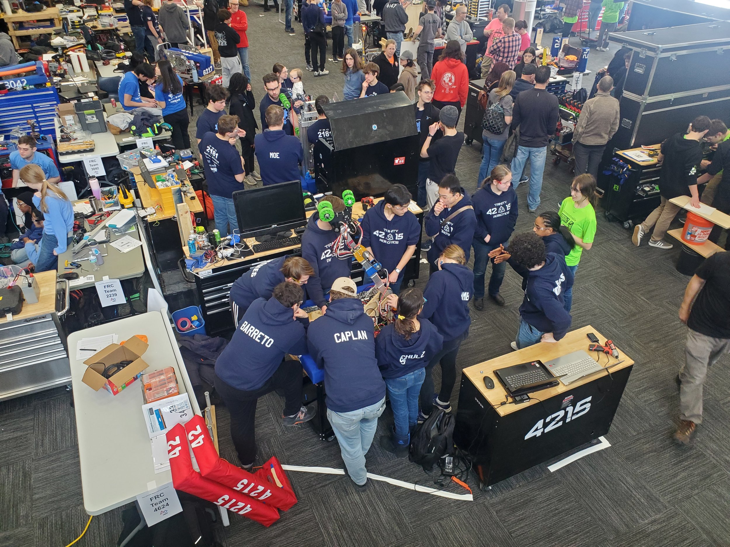 Putting heads together in Eagan 2/15/25