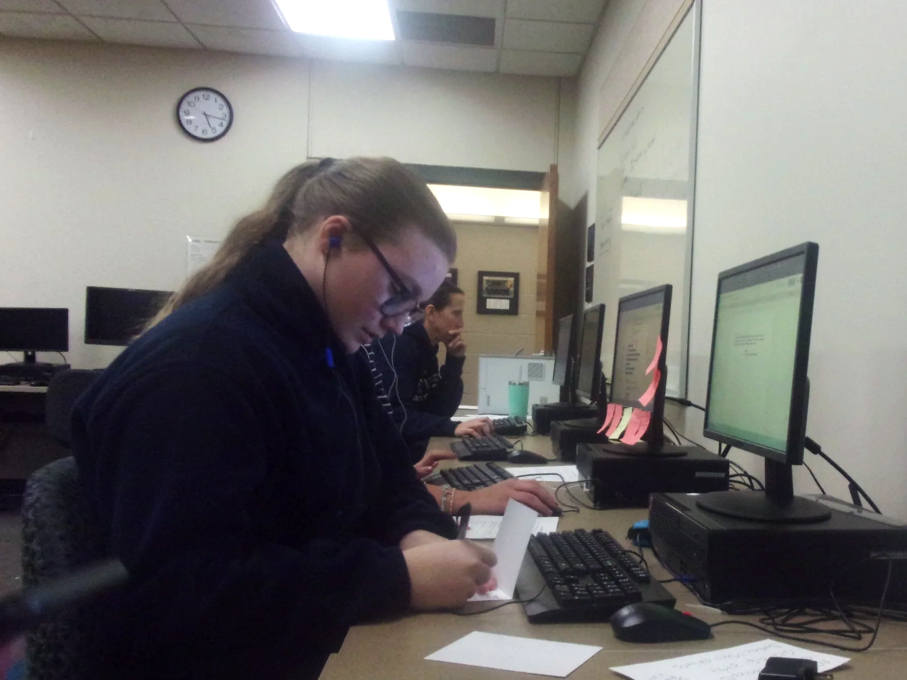 Writing thank you notes