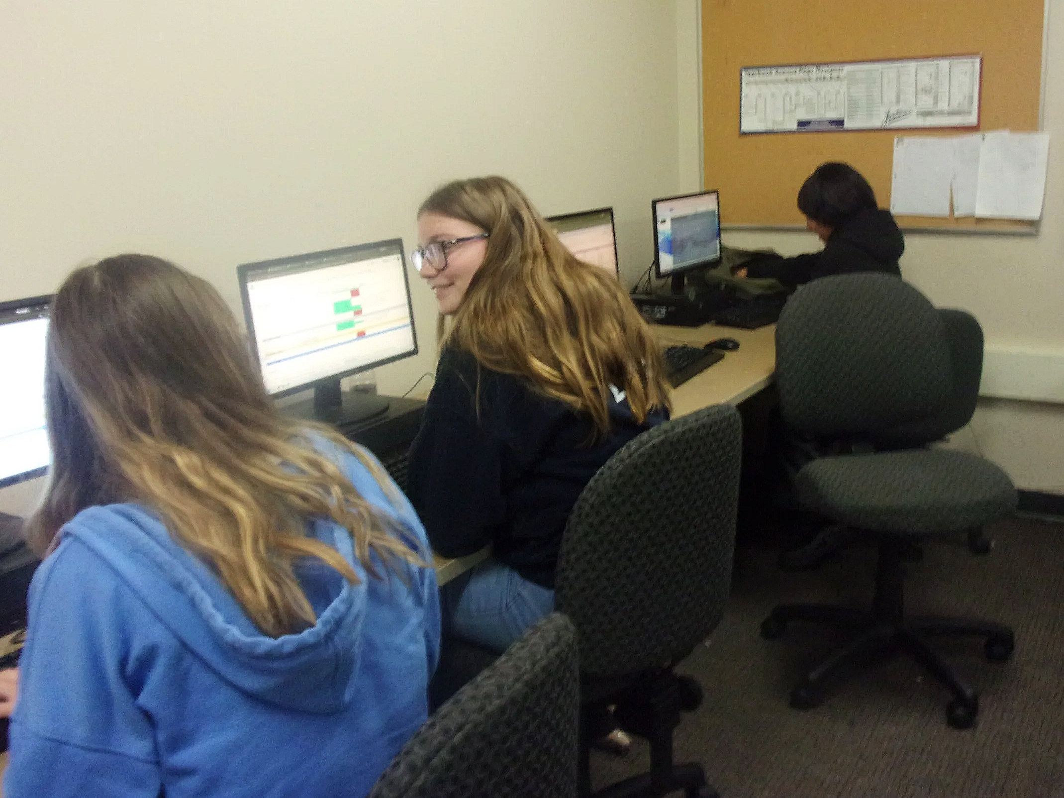 Joking with teammates