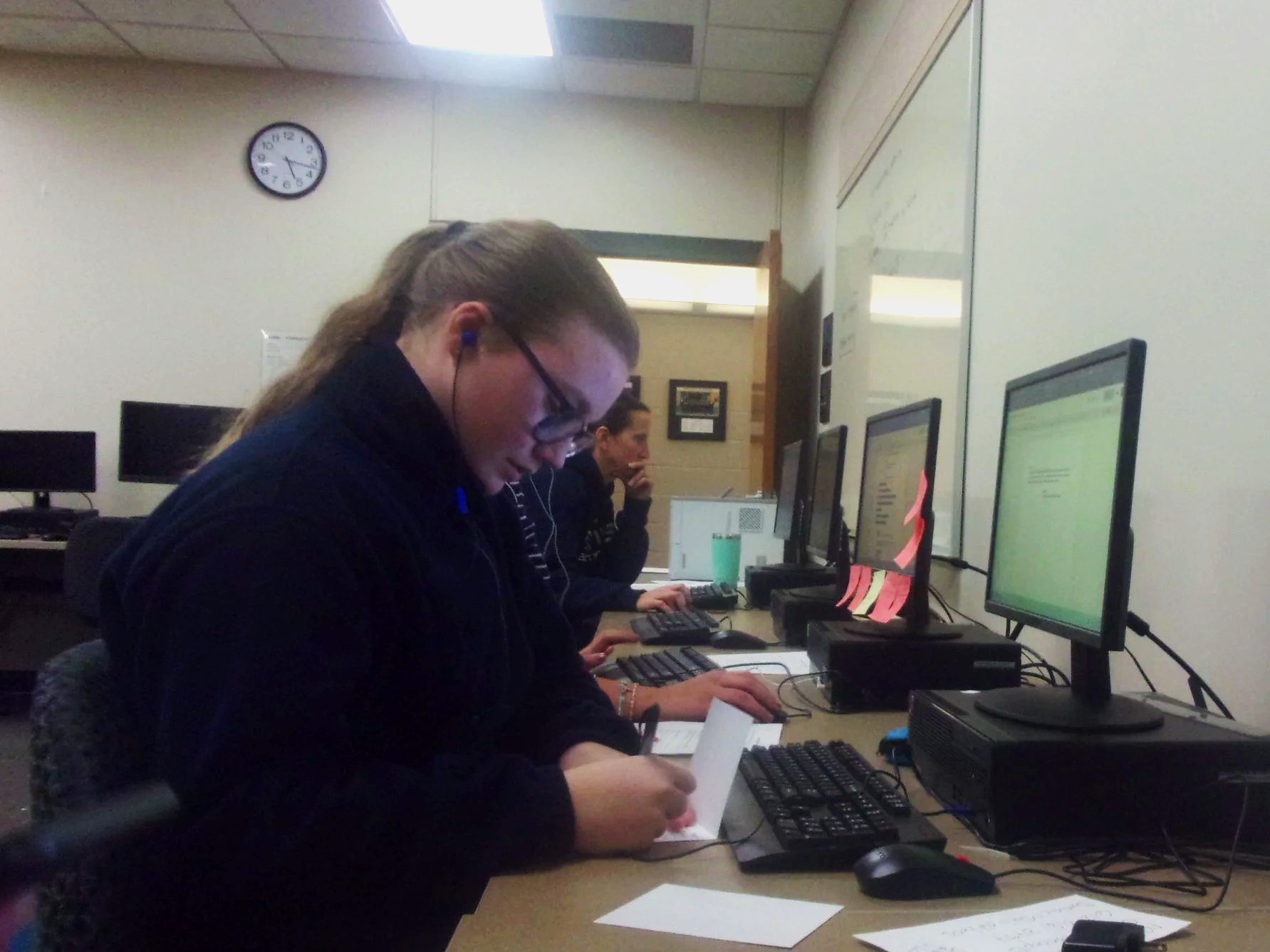 Writing thank you notes