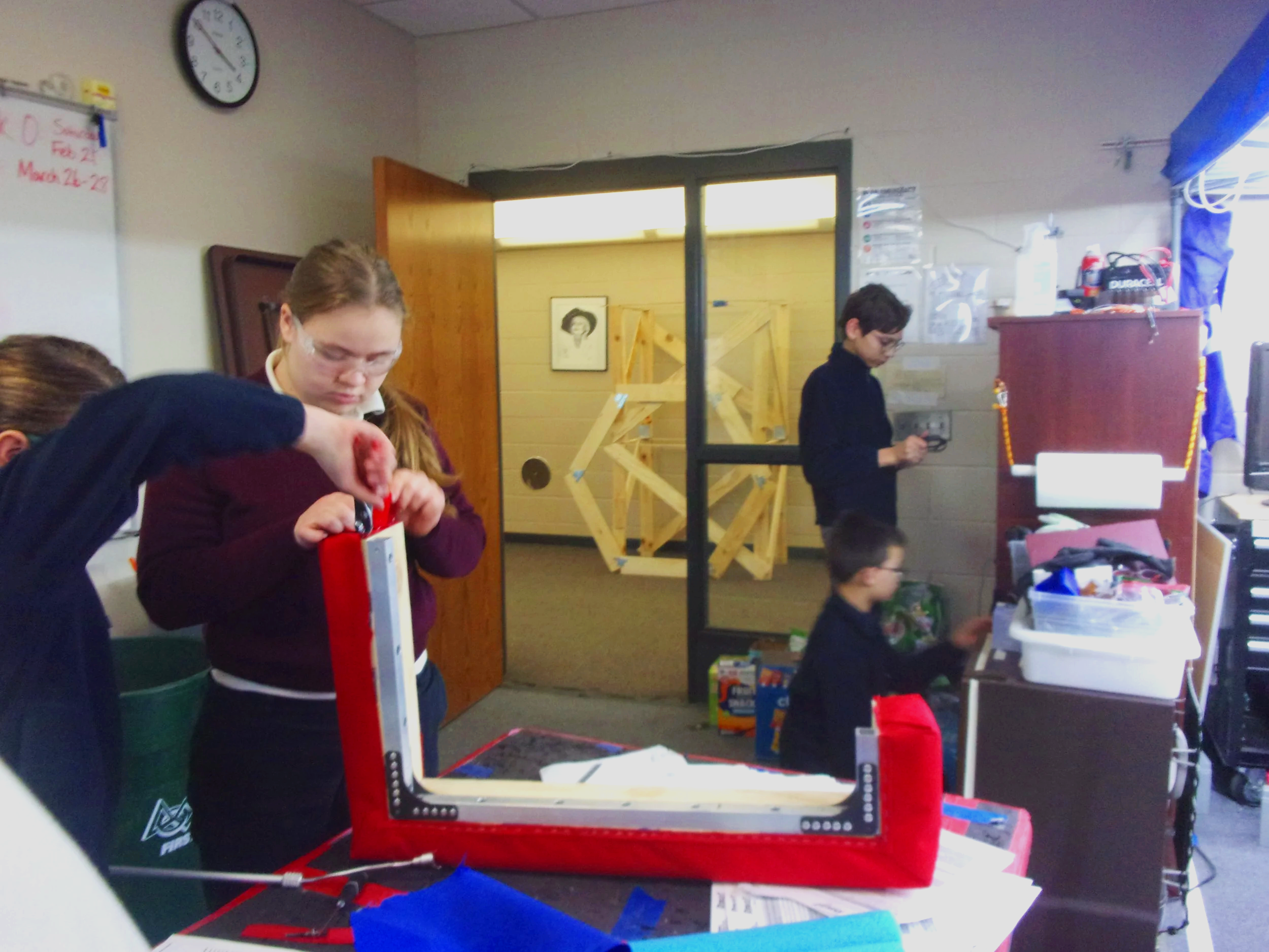 Building the bumpers for our robot