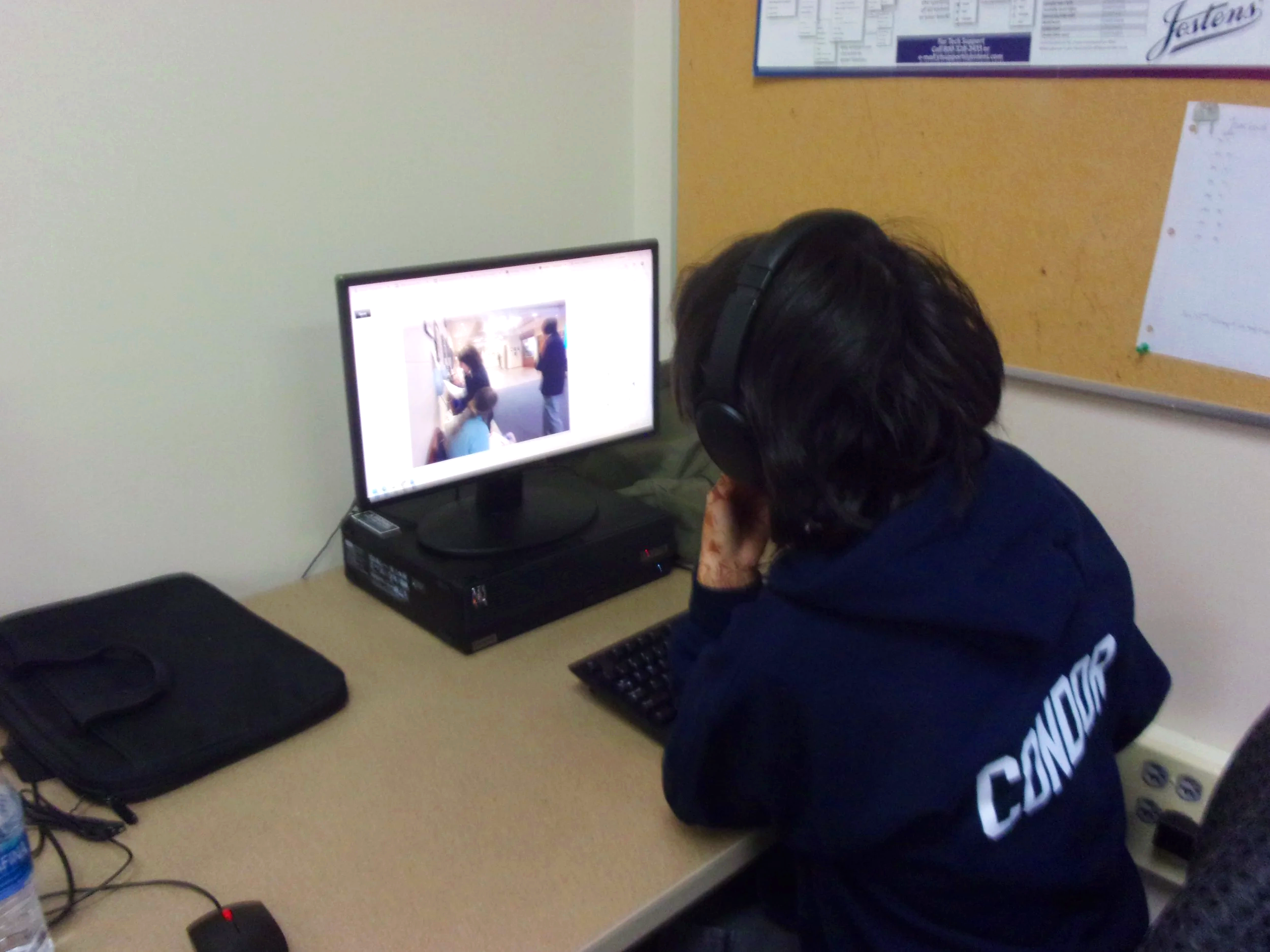 Editing photos to put on the website.