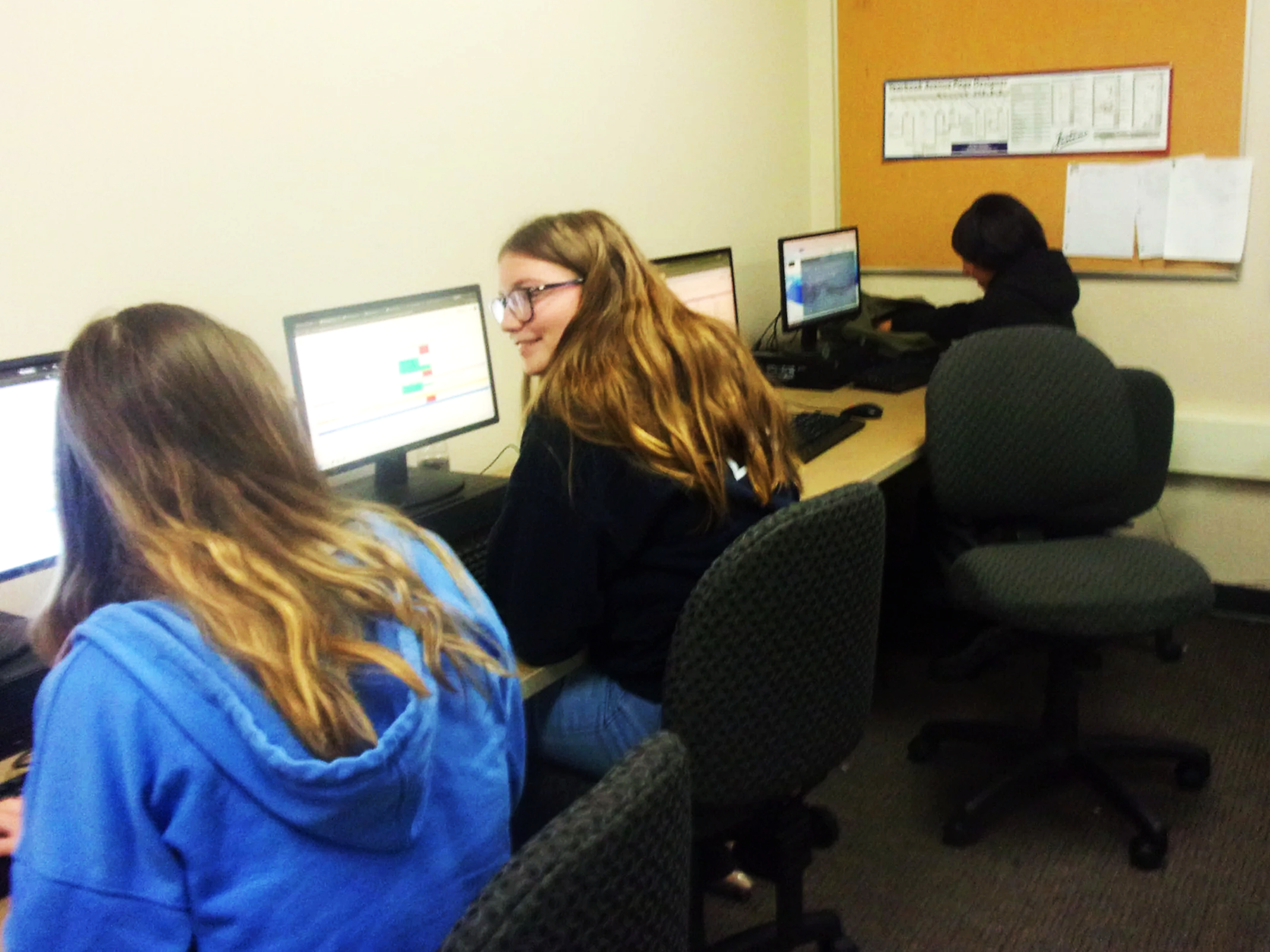 Joking with teammates