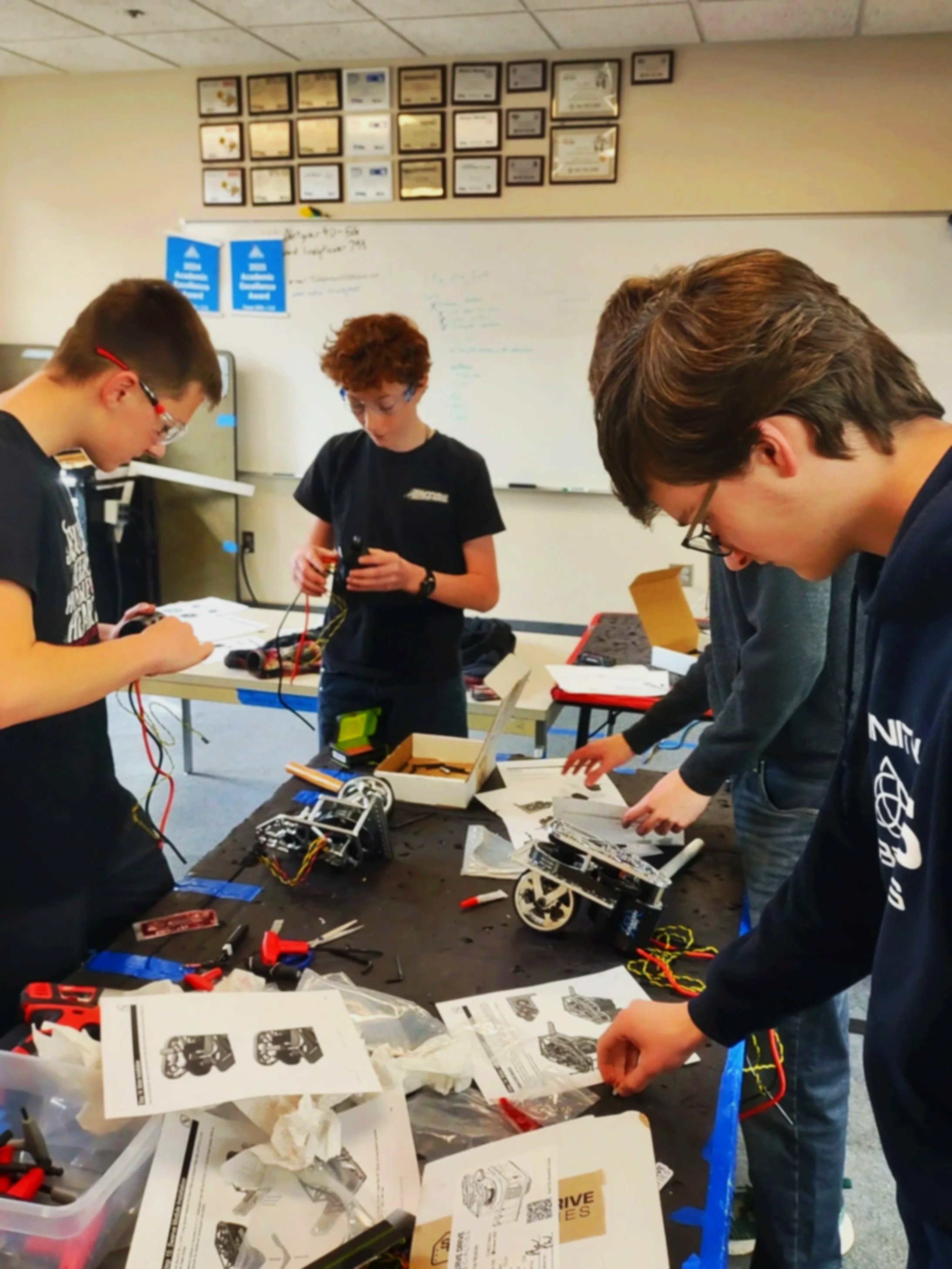 Assembling new parts