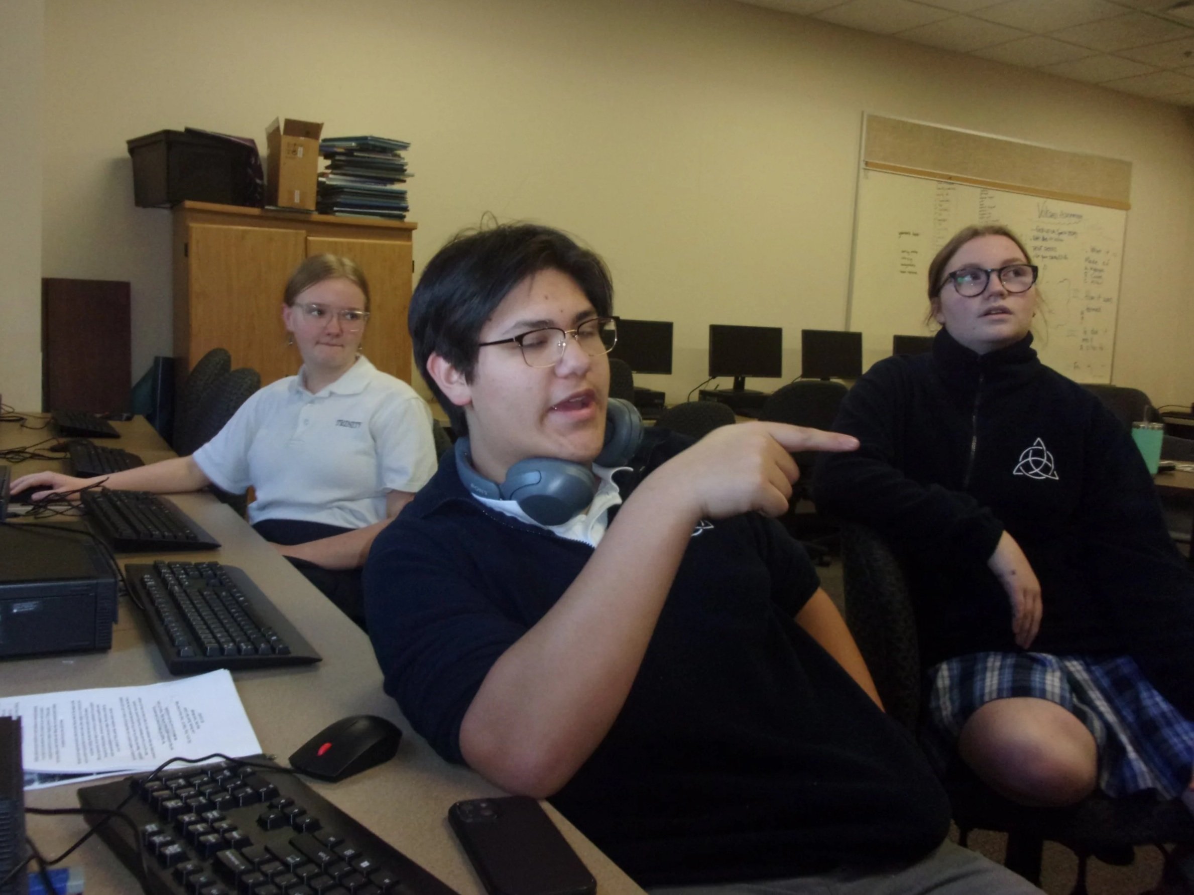 Business team discussion