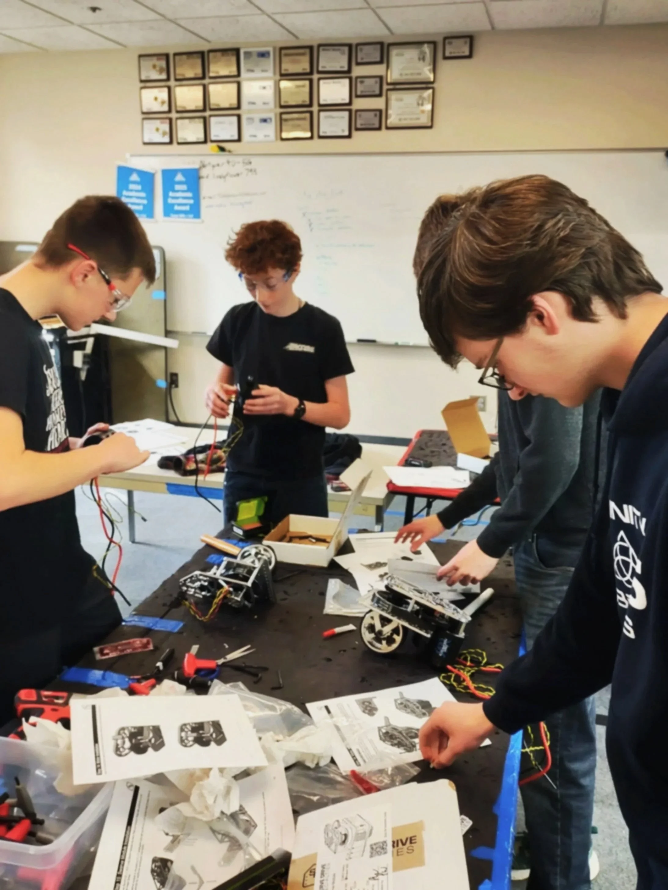 Assembling new parts