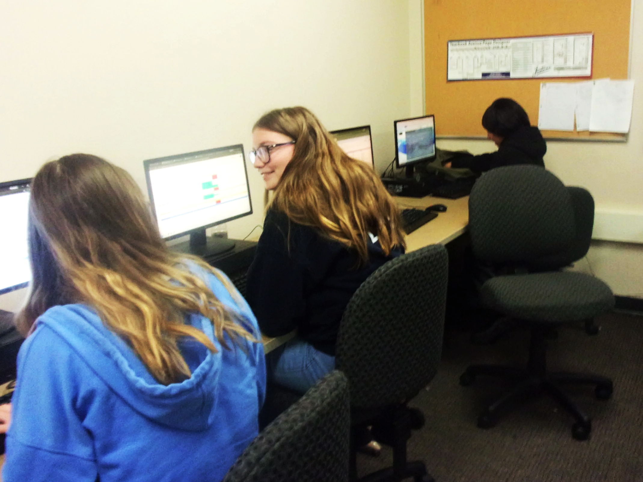 Joking with teammates