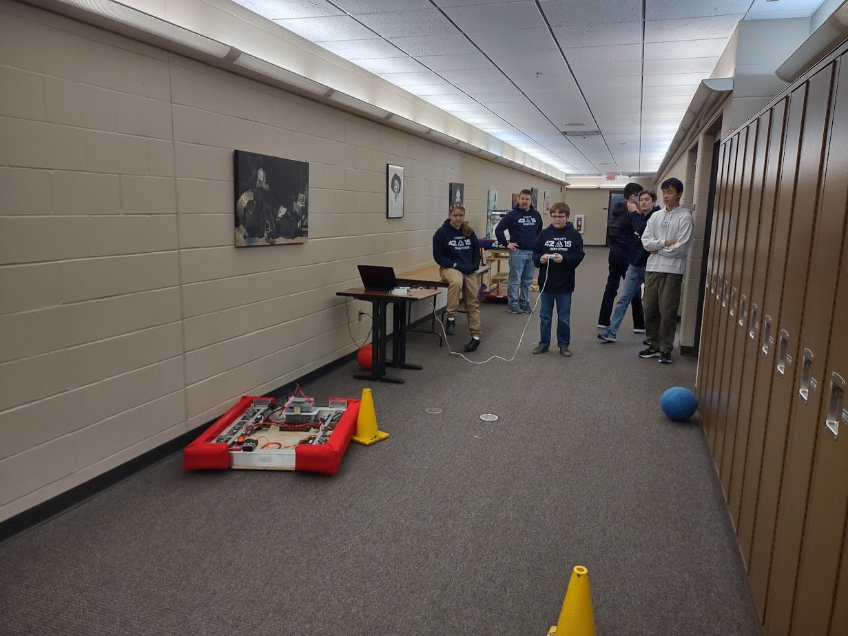 Testing the drive software on the older robot 2/2/25