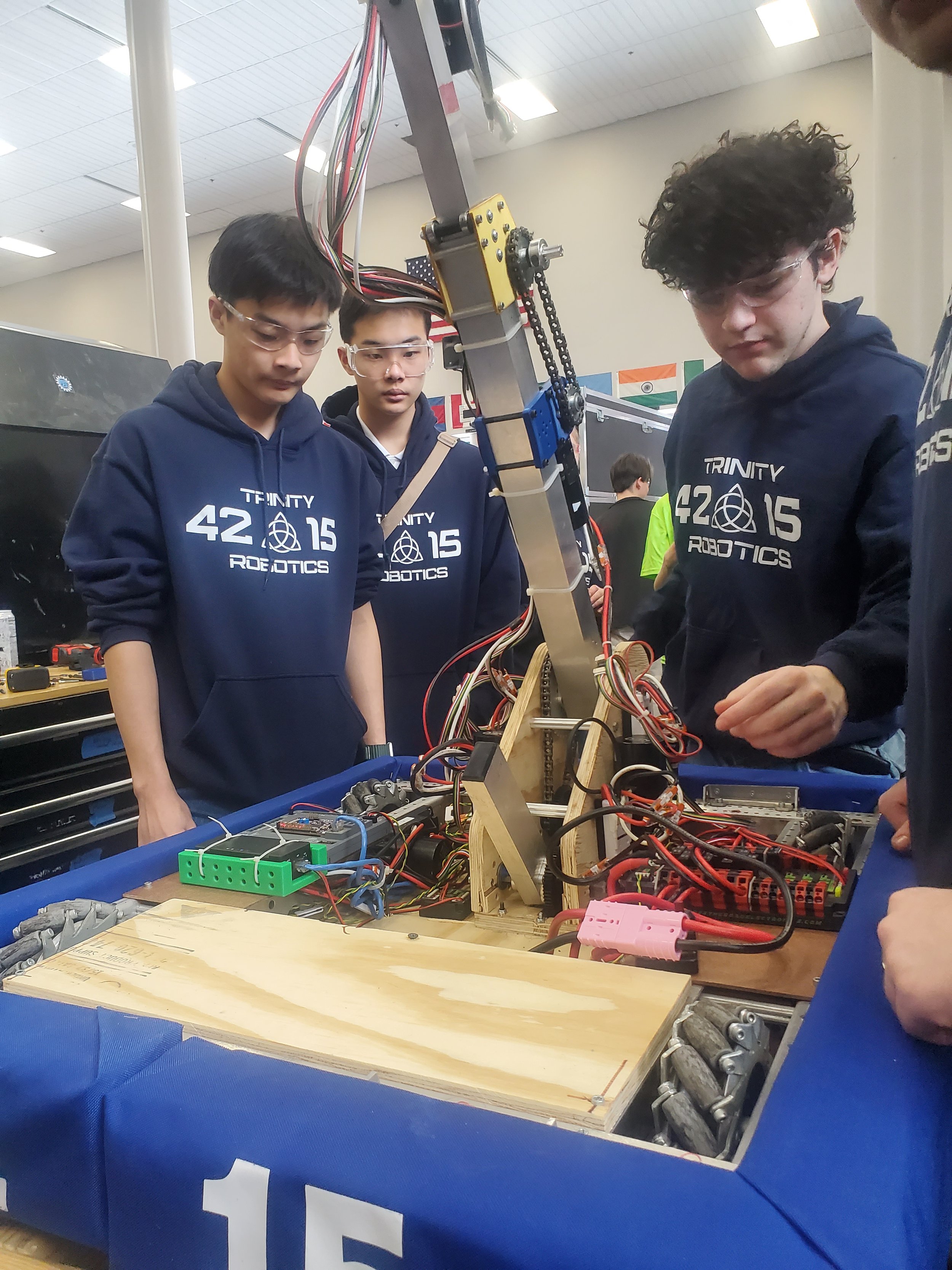 Fine tuning at our practice competition. 2/15/25