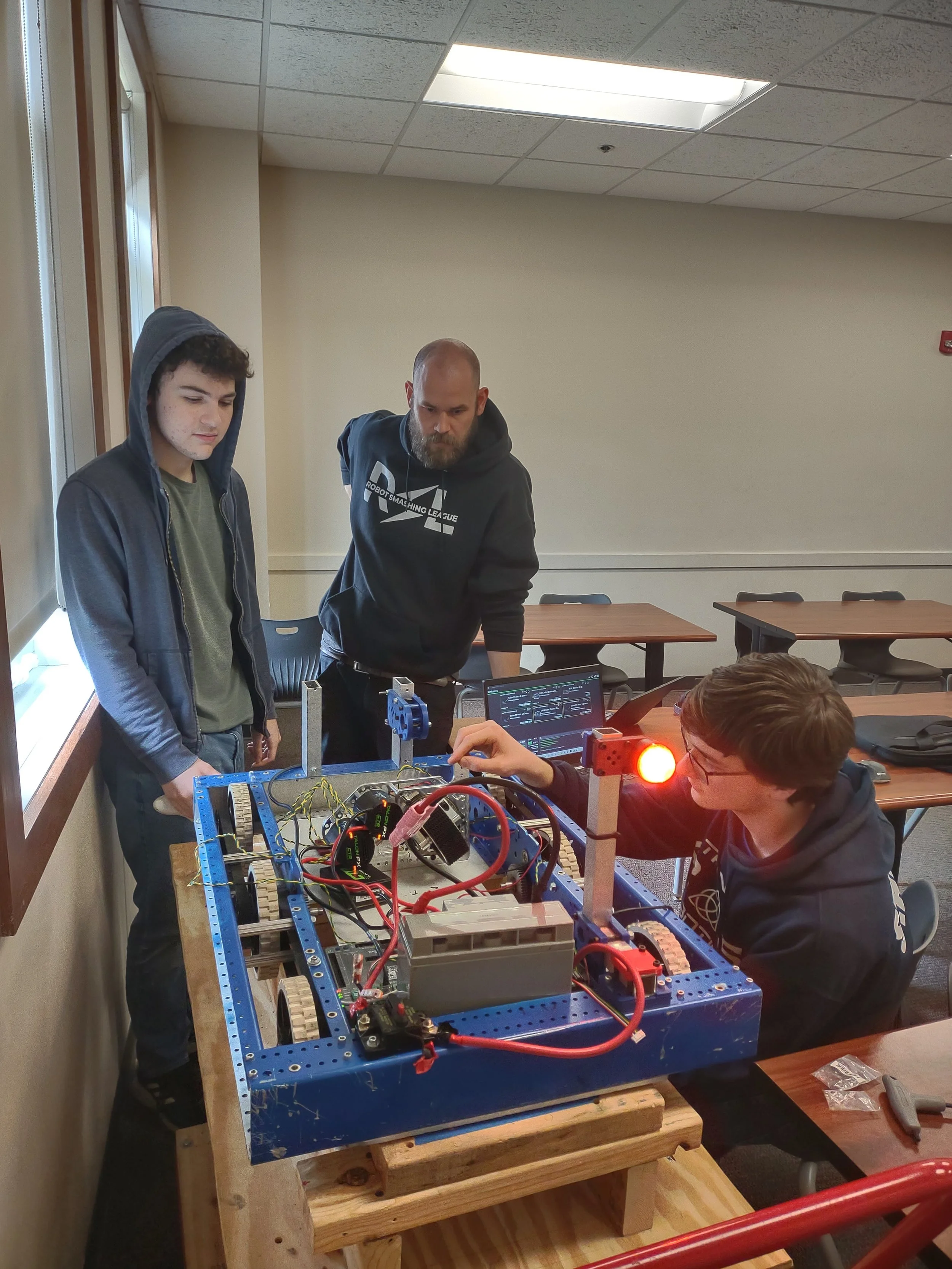 Testing the robot