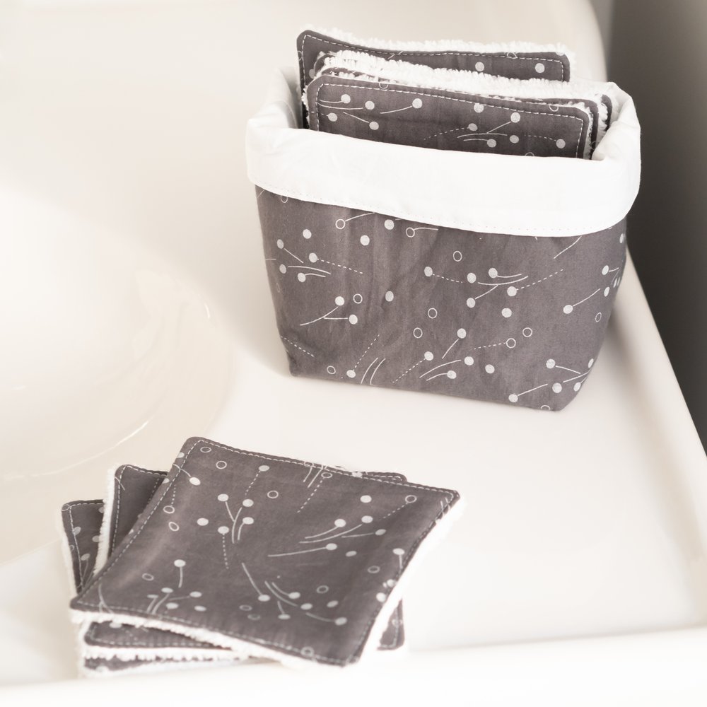 Coton lavable Bio Festif en éponge tout doux pour femme, homme, bébé, Handmade in France