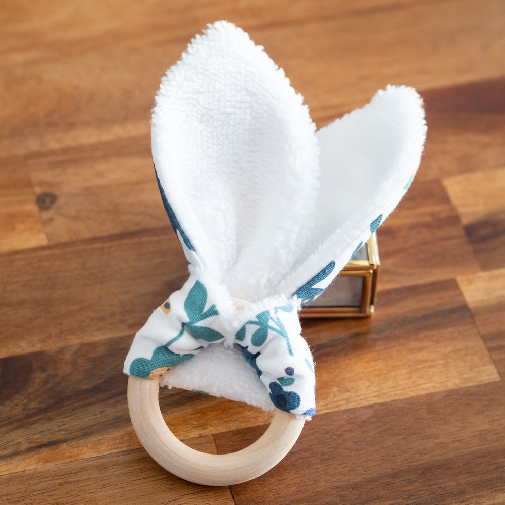 Hochet anneau de dentition Miffy blanc - Made in Bébé