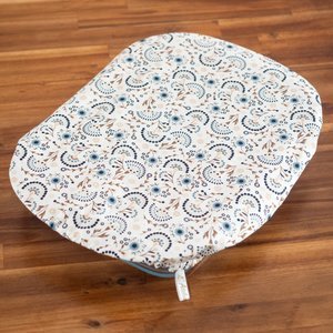 Charlotte / couvre-plat en coton lavable - White Éventail - Lot
