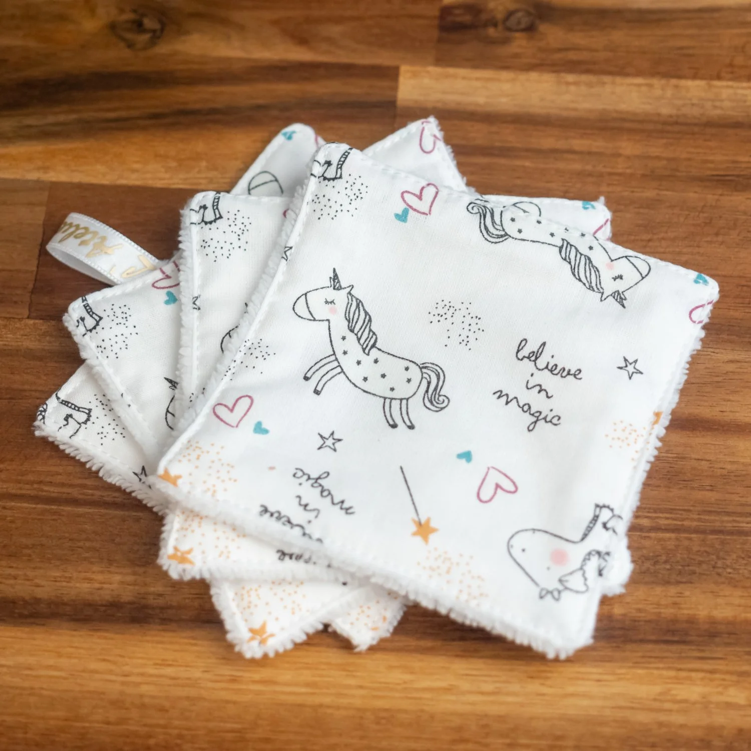 Serviette Bébé Capuche Hibou - Tissu Bio + Gant De Toilette Offert - Orange
